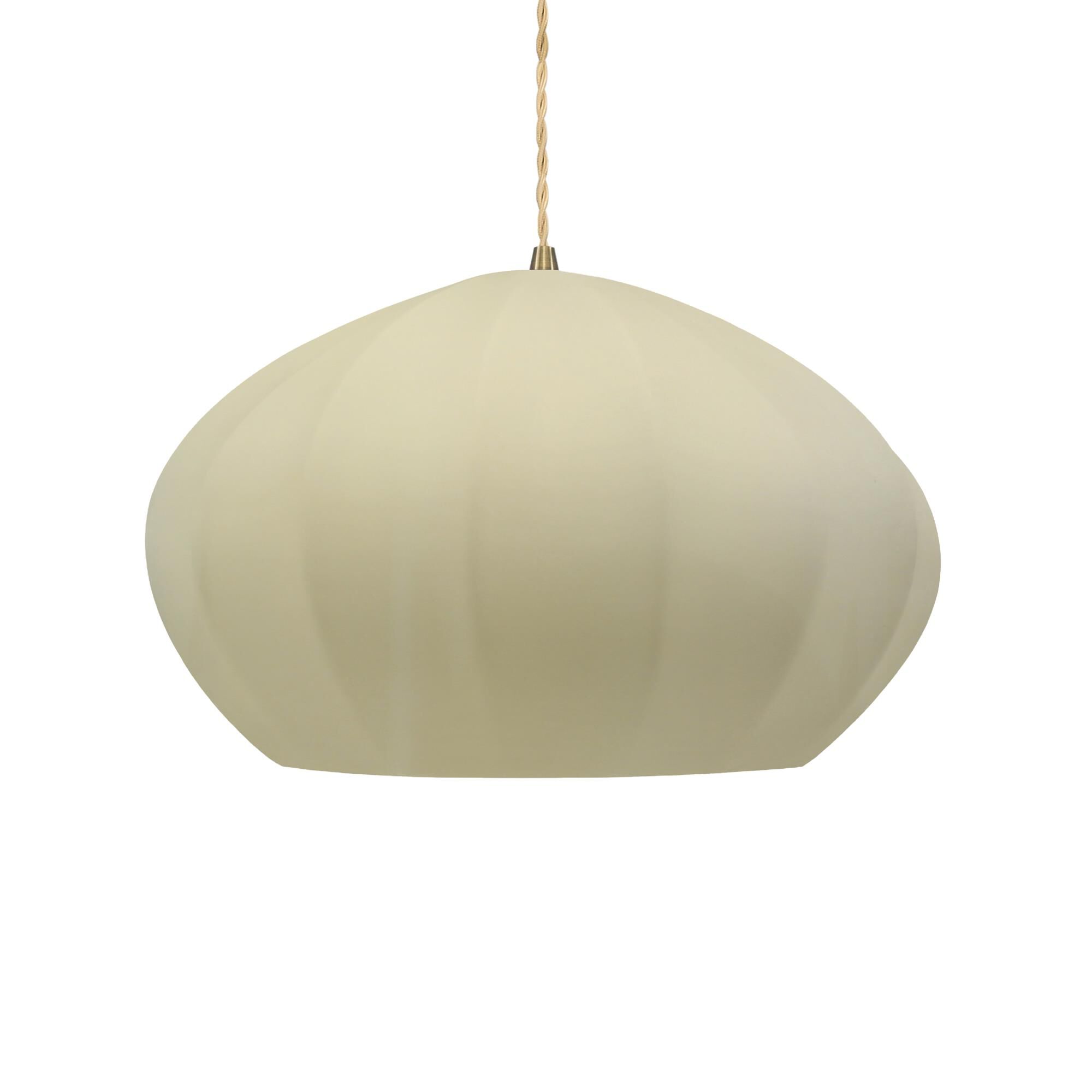 Fluted 13 Inch Large Pendant by Justice Design Group