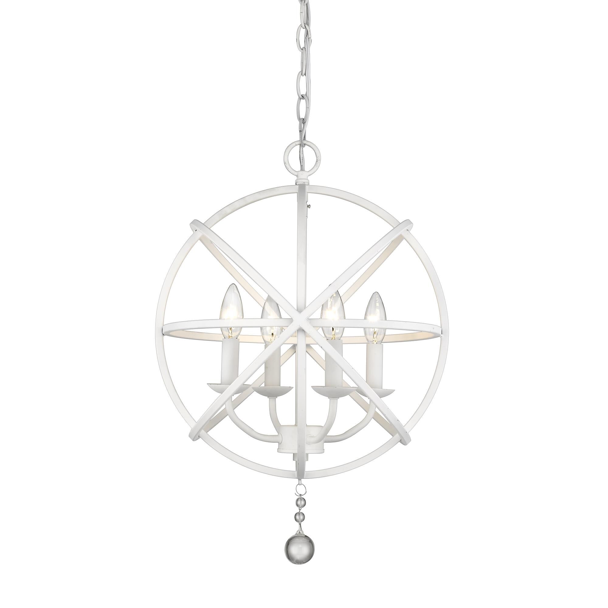 Shown in Matte White finish and --- glass and --- shade