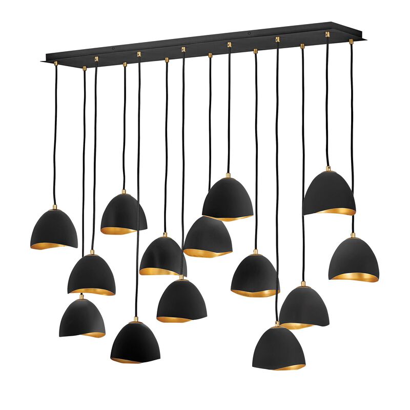 Nula Medium Linear Chandelier by Hinkley