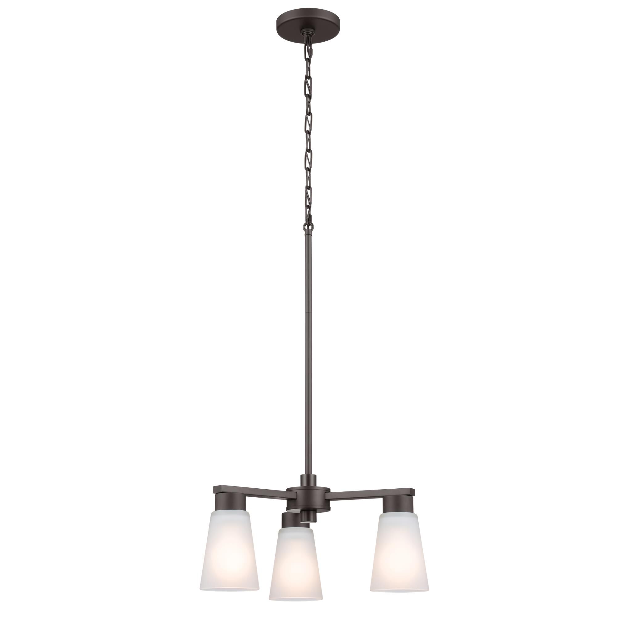 Stamos 18 Inch 3 Light Mini Chandelier by Kichler Lighting