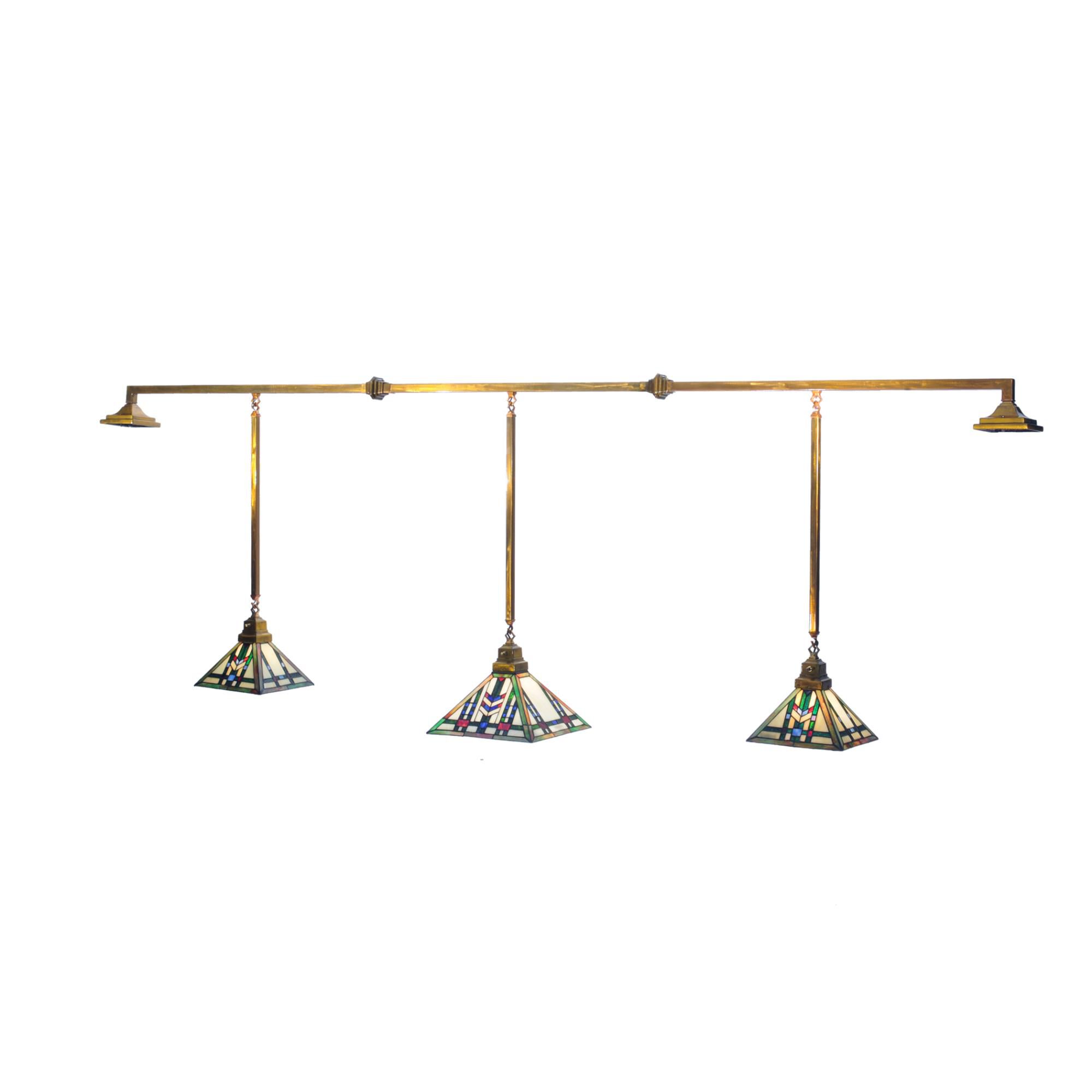 Prairie Wheat 120 Inch 3 Light Linear Suspension Light by Meyda Lighting