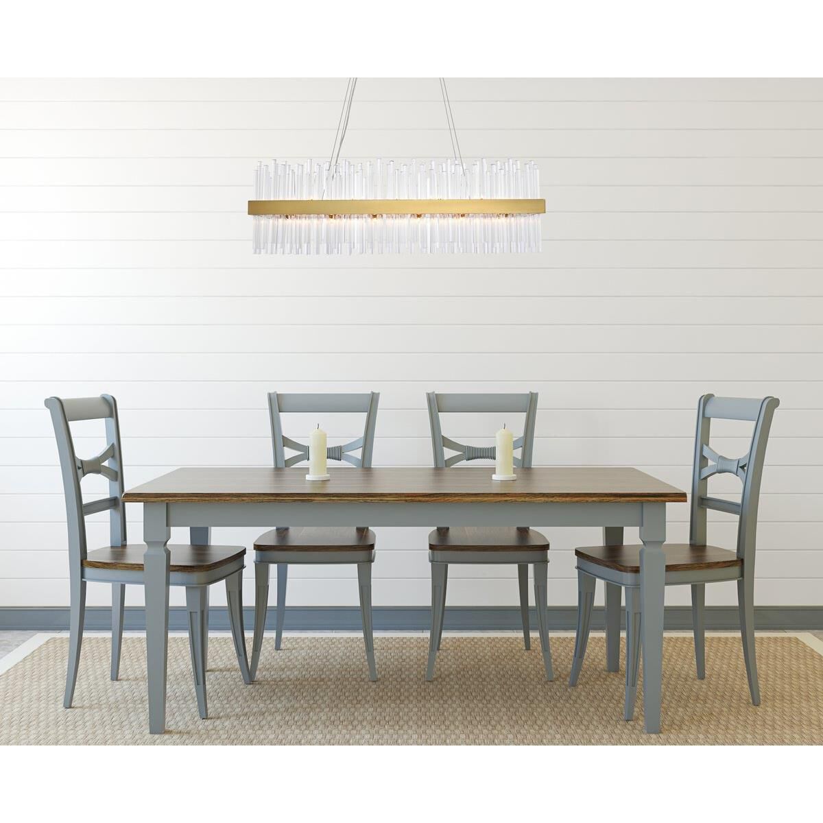 Dallas 42 Inch 24 Light Linear Suspension Light by Elegant Lighting