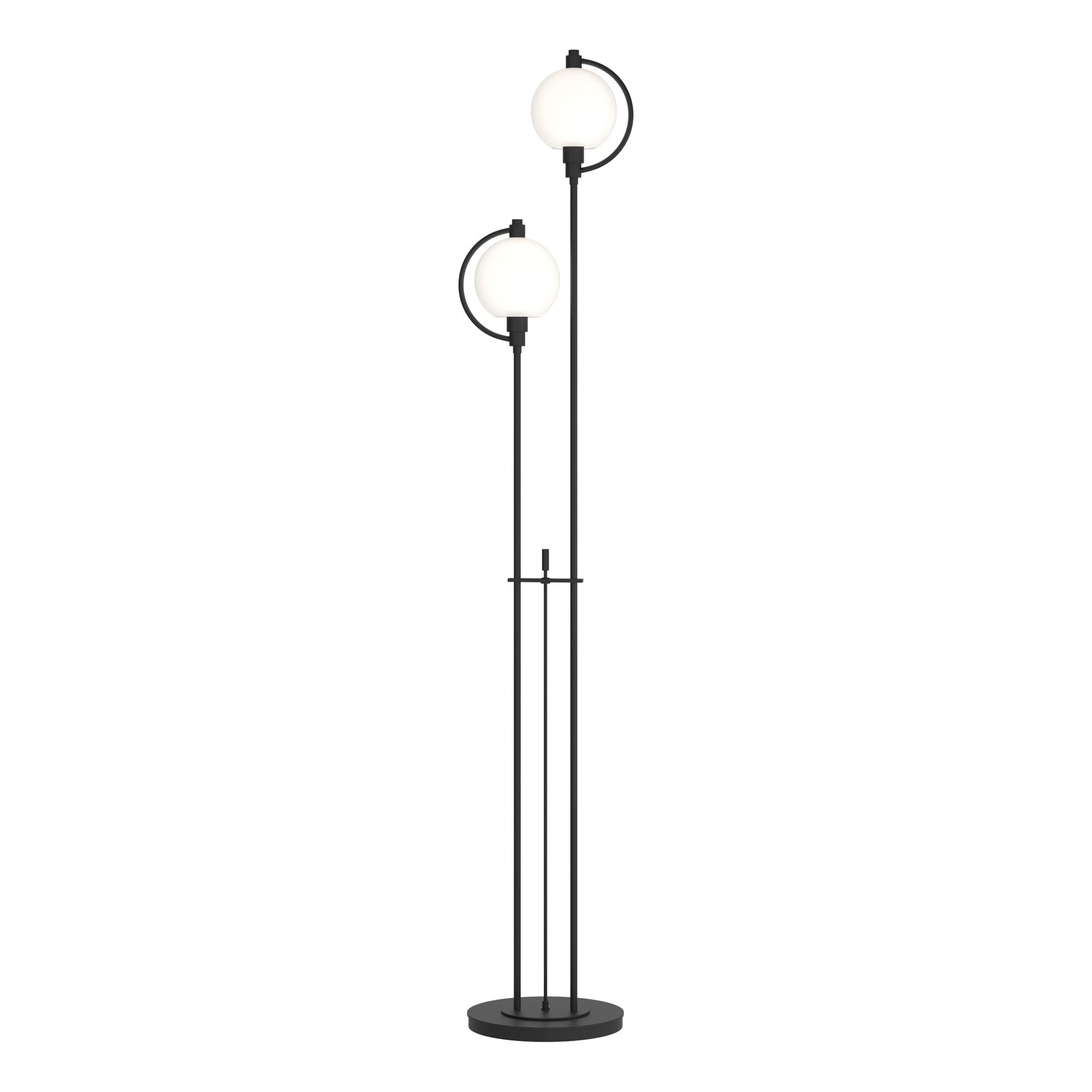 Shown in Black finish and Opal  glass