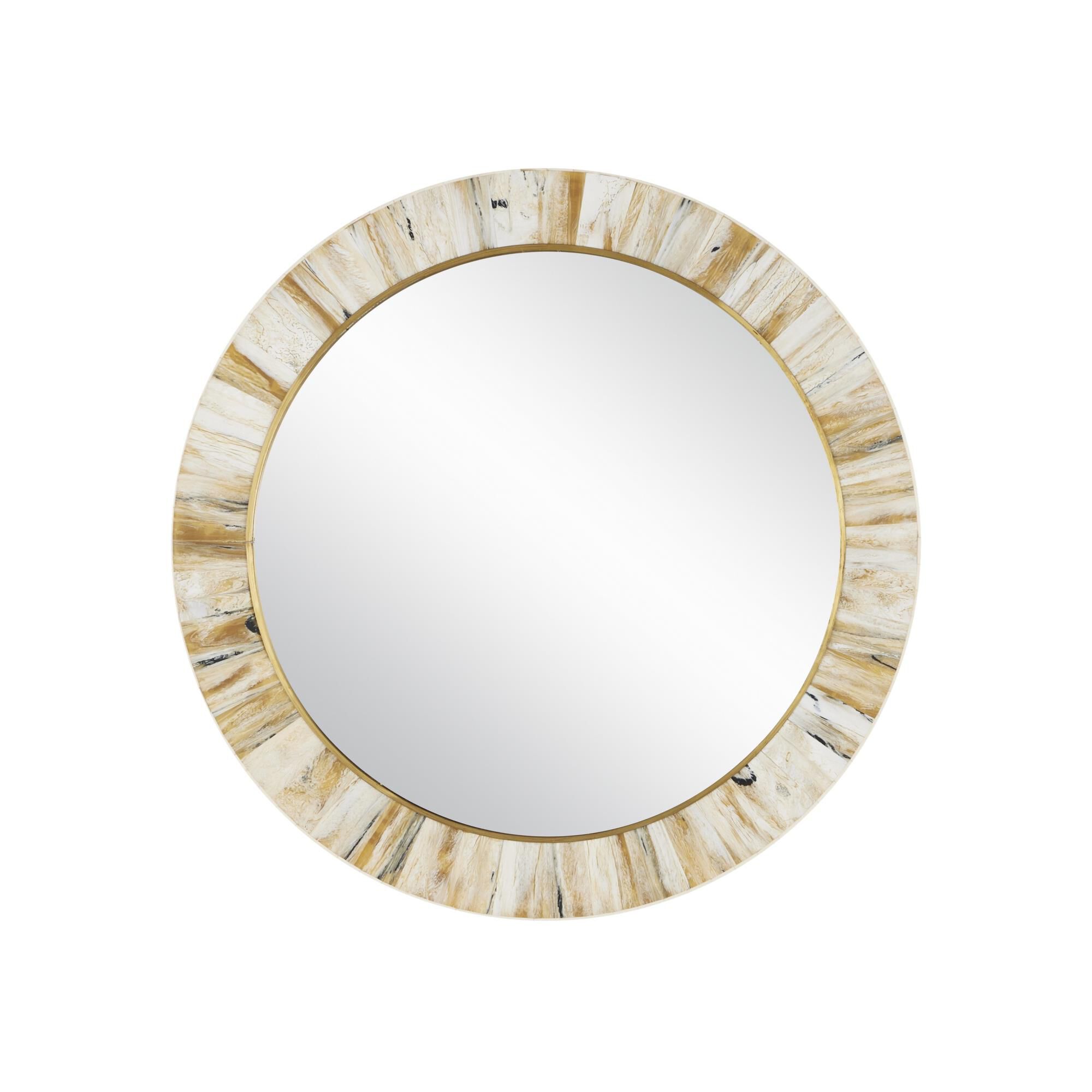 Shown in Cream/Brass/Mirror finish