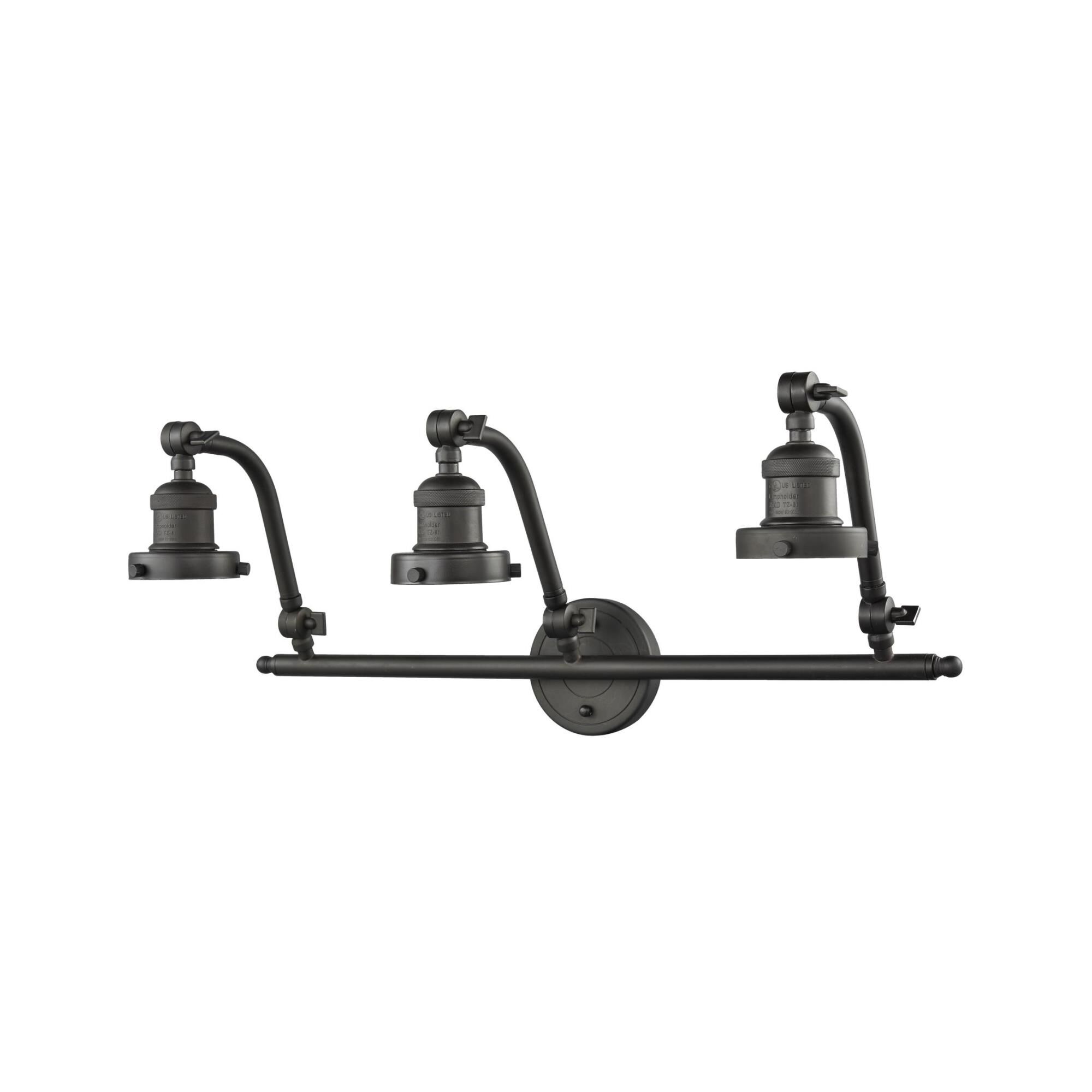 Bruno Marashlian Bare Bulb 26 Inch 3 Light Bath Vanity Light by Innovations Lighting