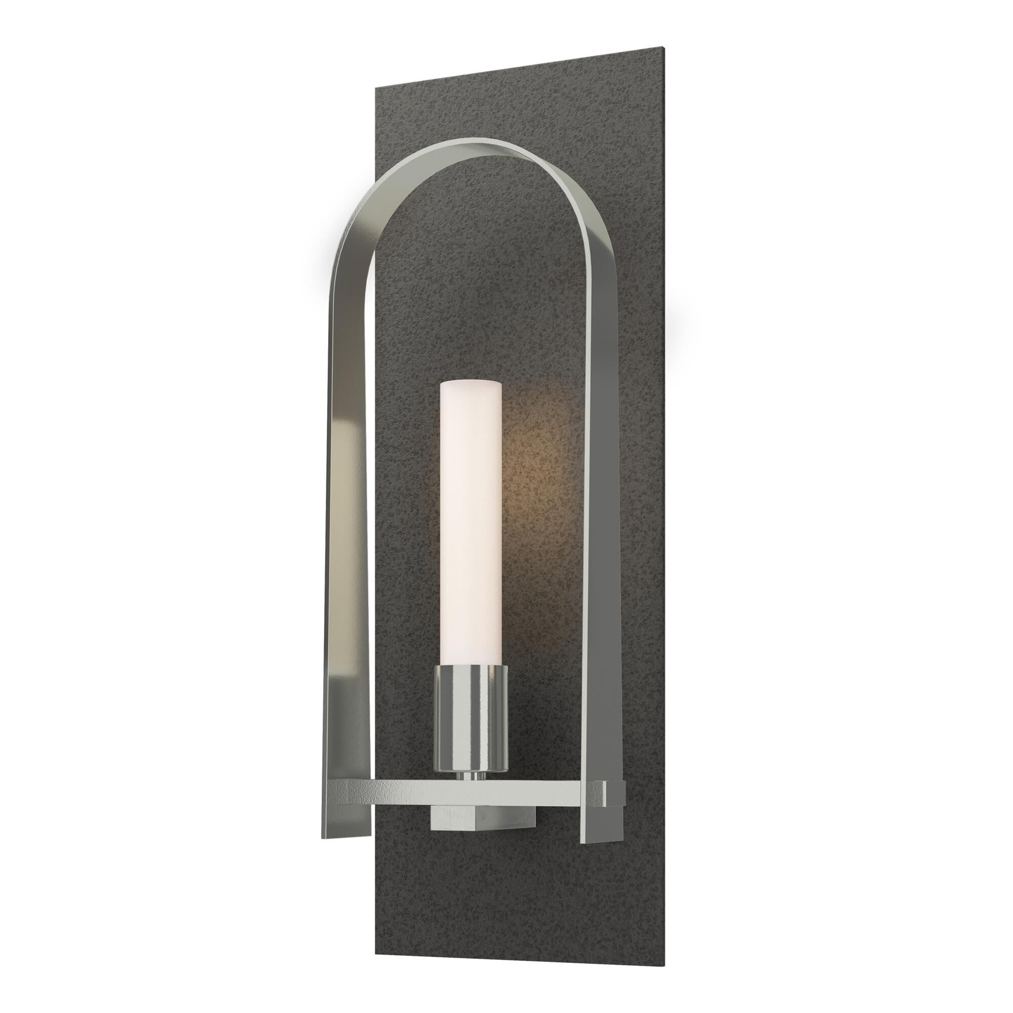 Shown in Natural Iron finish and Frosted glass and Frosted Glass shade