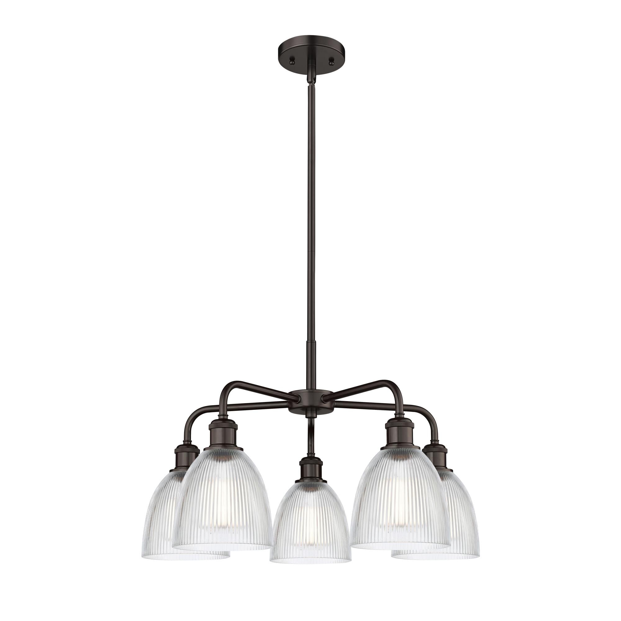 Shown in Oil Rubbed Bronze finish and Clear glass