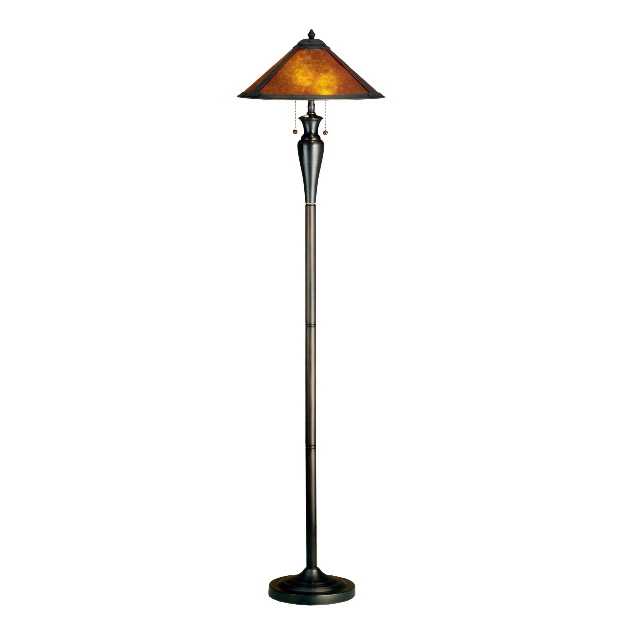 Van Erp Amber Mica 65 Inch Floor Lamp by Meyda Lighting