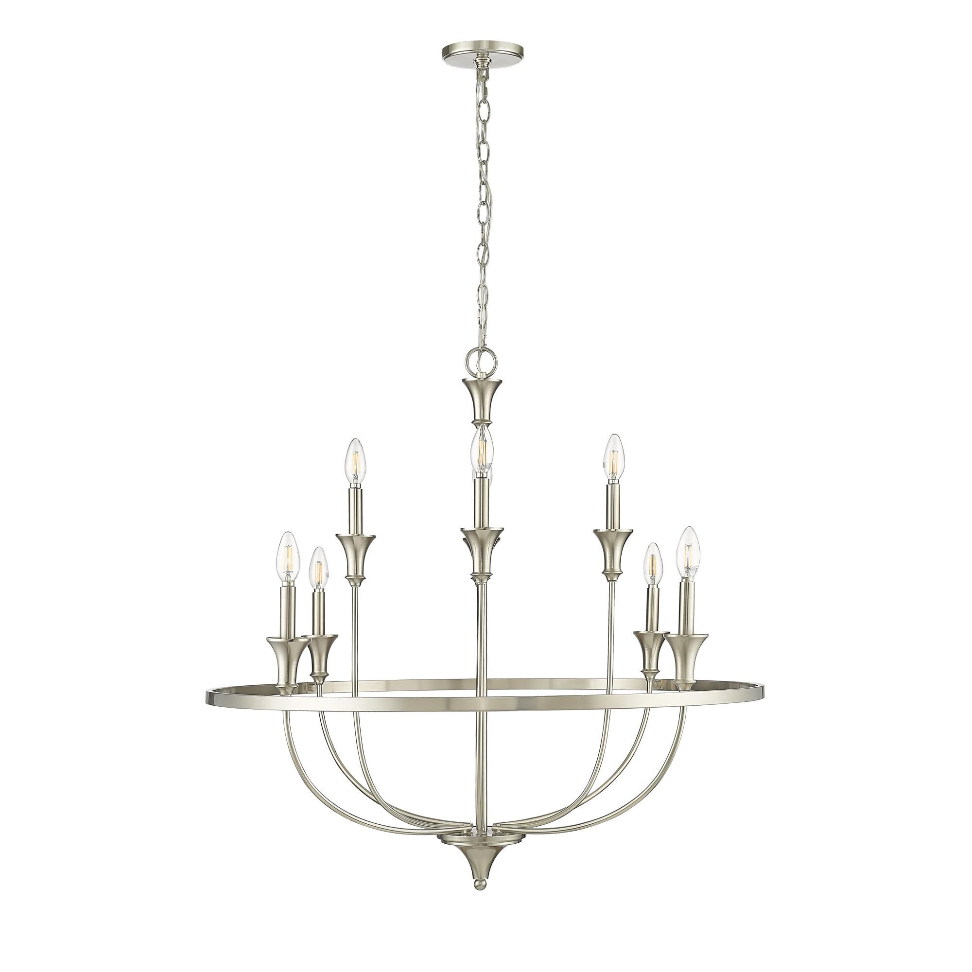 Shown in Brushed Nickel finish