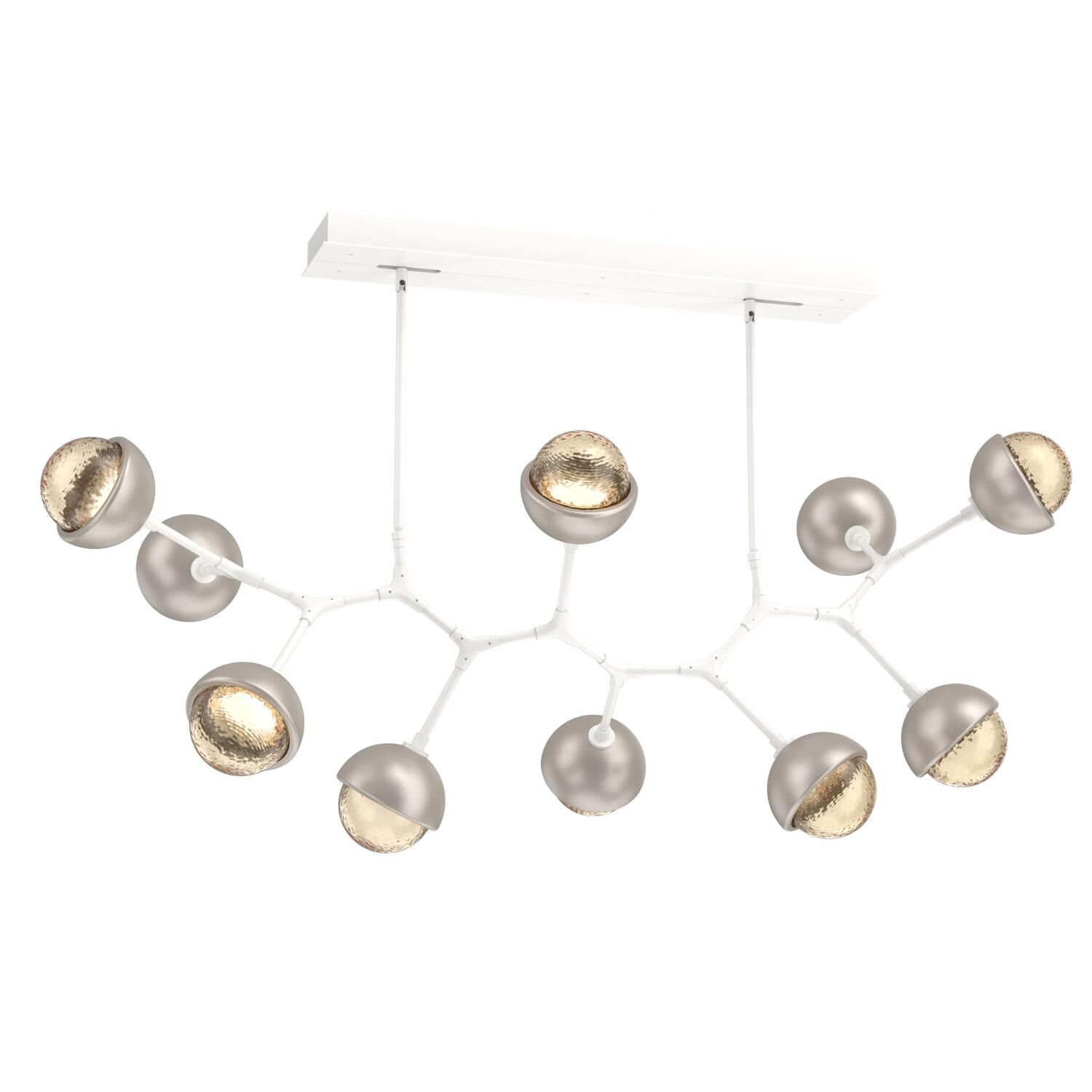 Levi Wilson Cabochon 56 Inch Linear Suspension Light by Hammerton Studio