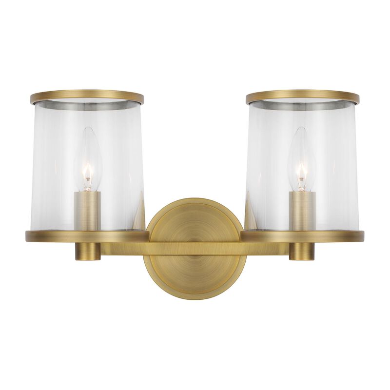 Lauren Ralph Lauren Reynolds 15 Inch 2 Light Bath Vanity Light by Visual Comfort Studio