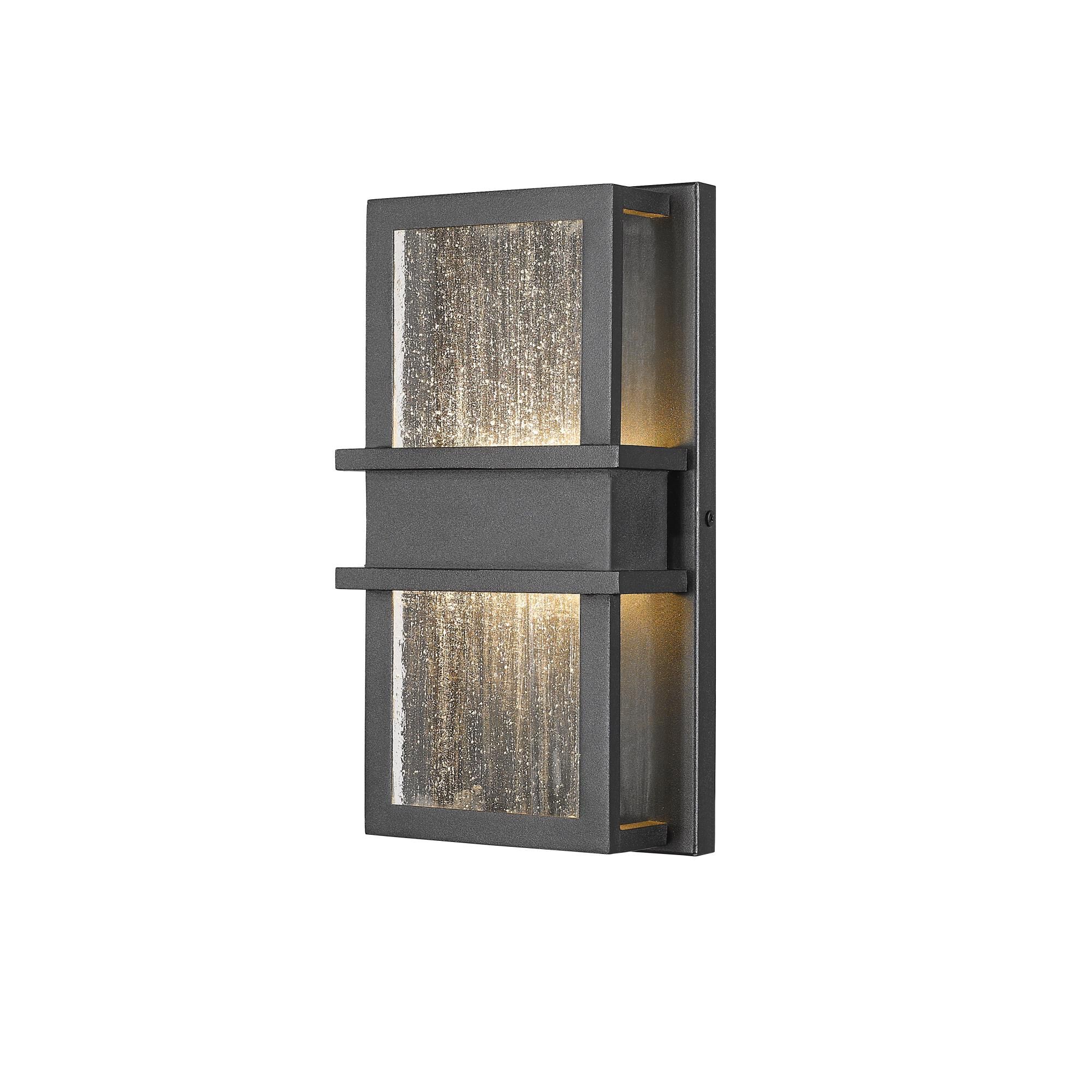 Eclipse 12 Inch Tall 2 Light LED Outdoor Wall Light by Z-Lite