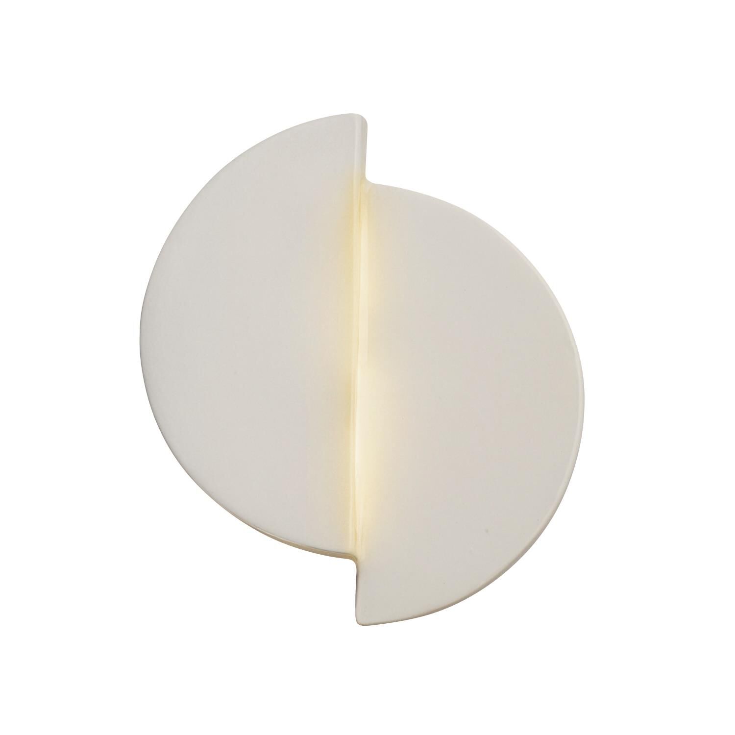 Shown in Matte White - Champagne Gold Internal finish and Shape - Offset accent