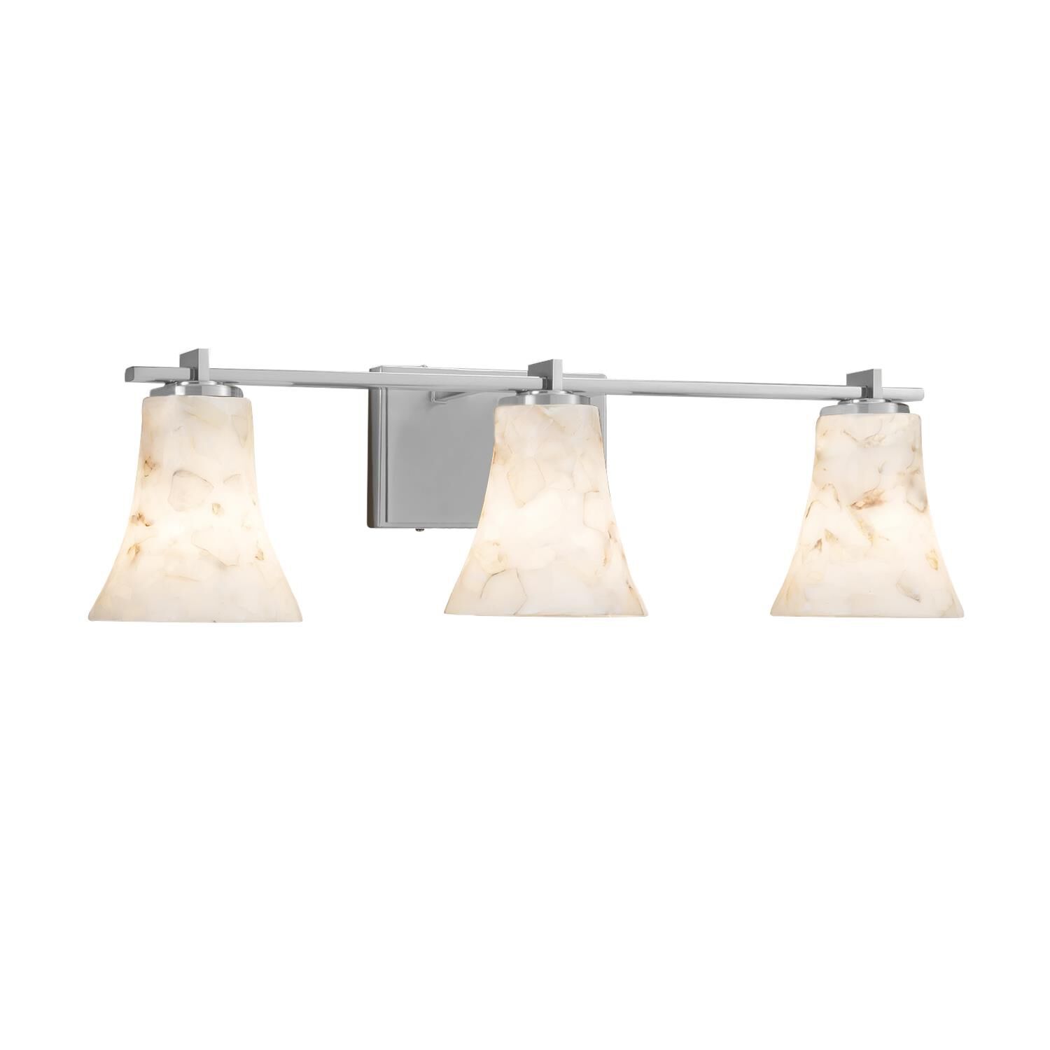 Alabaster Rocks! 26 Inch 3 Light Bath Vanity Light by Justice Design Group