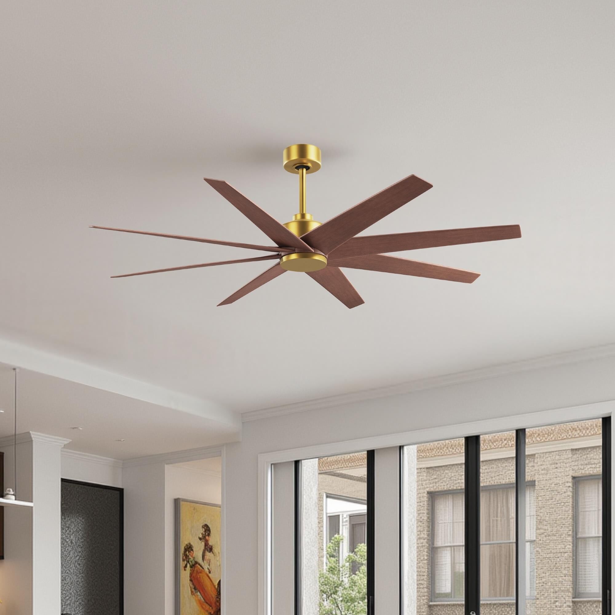 Ariella 64 Inch Ceiling Fan with Light Kit by Matthews Fan Company
