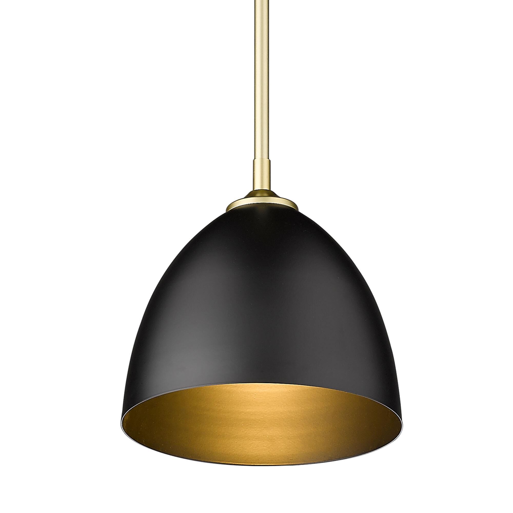 Shown in Olympic Gold finish and Matte Black shade
