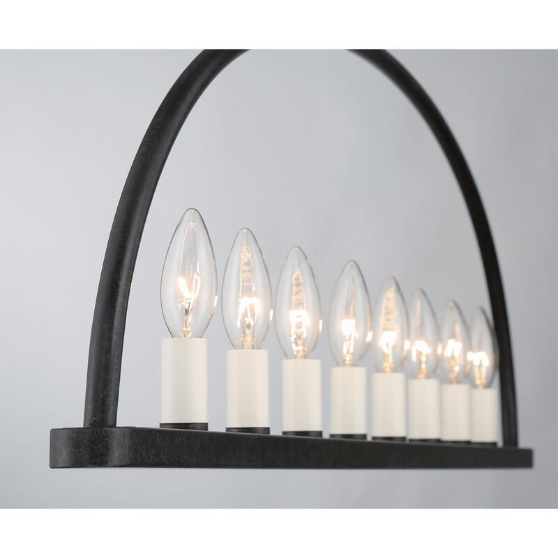 Abbott 42 Inch Linear Chandelier by Crystorama