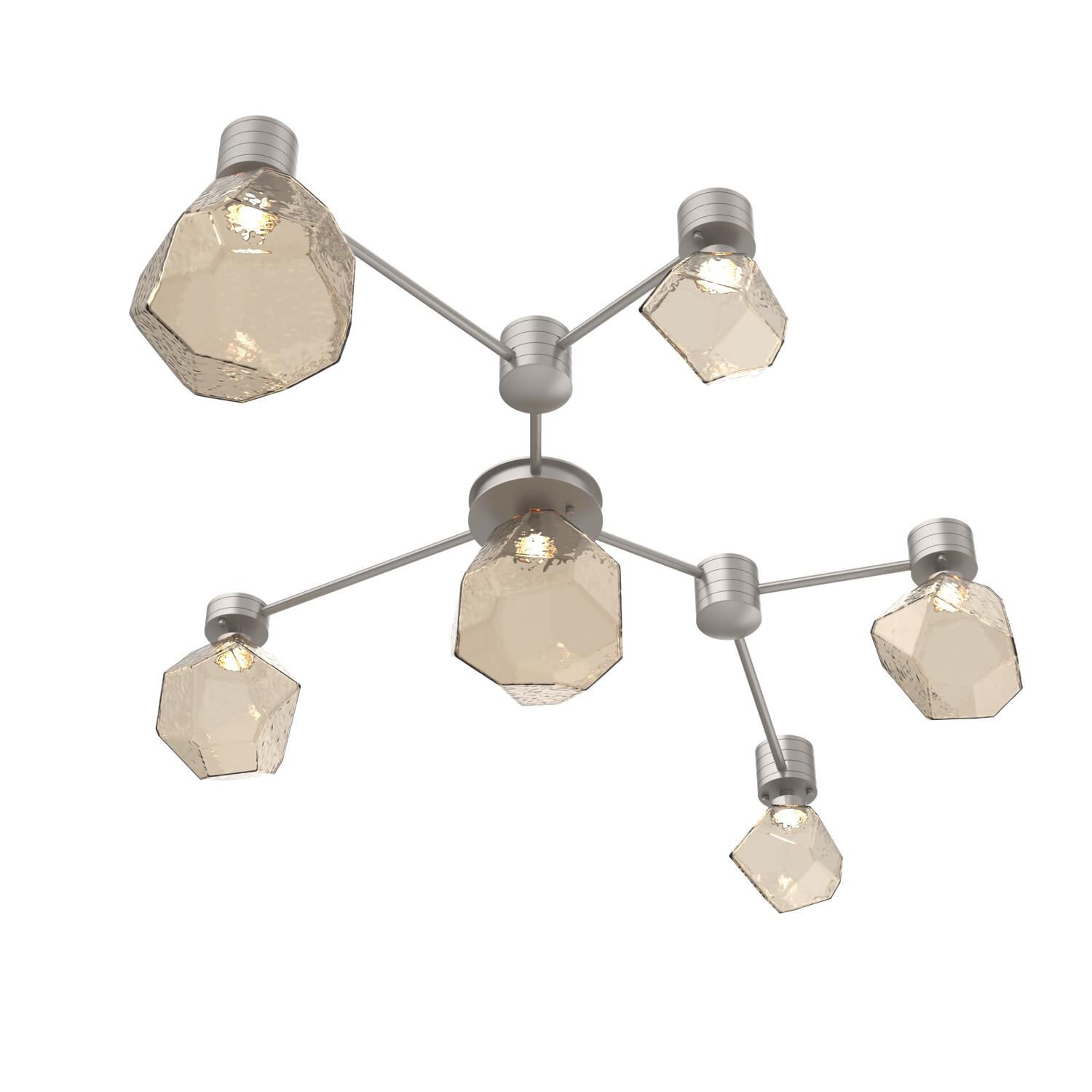 Levi Wilson Gem 38 Inch Semi Flush Mount by Hammerton Studio