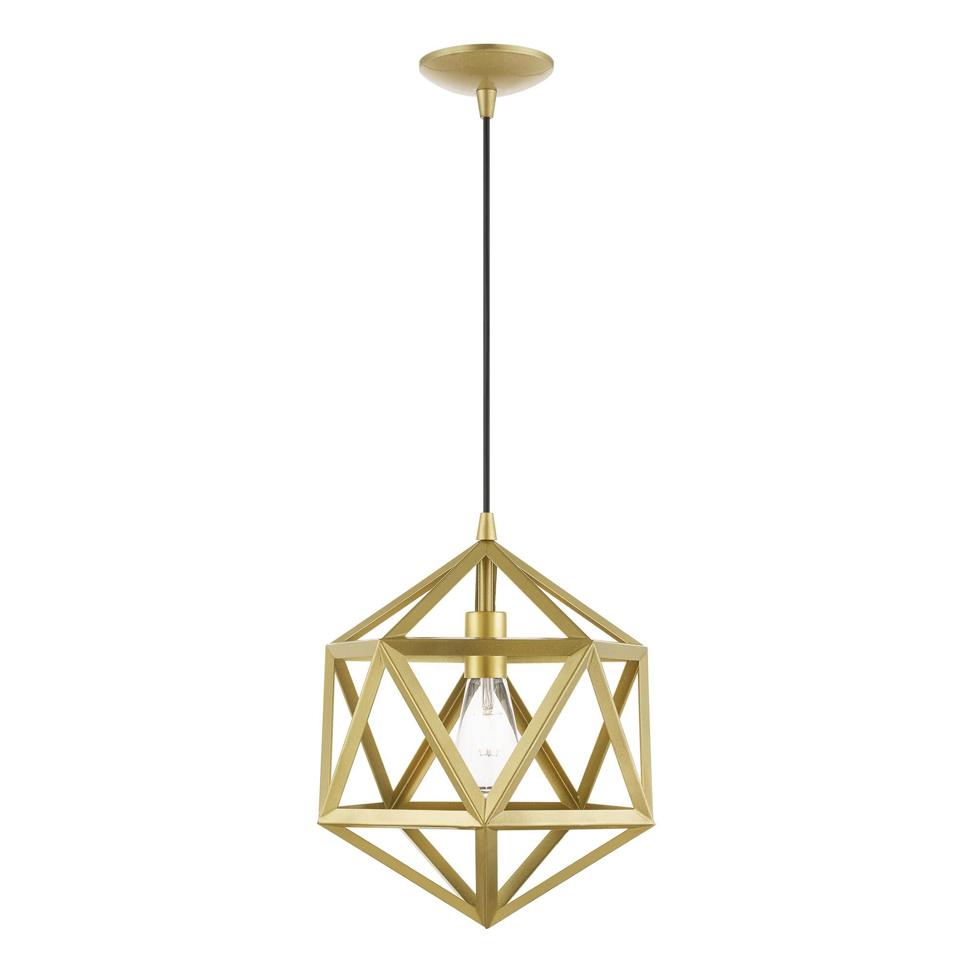 Shown in Soft Gold finish and Soft Gold Metal shade