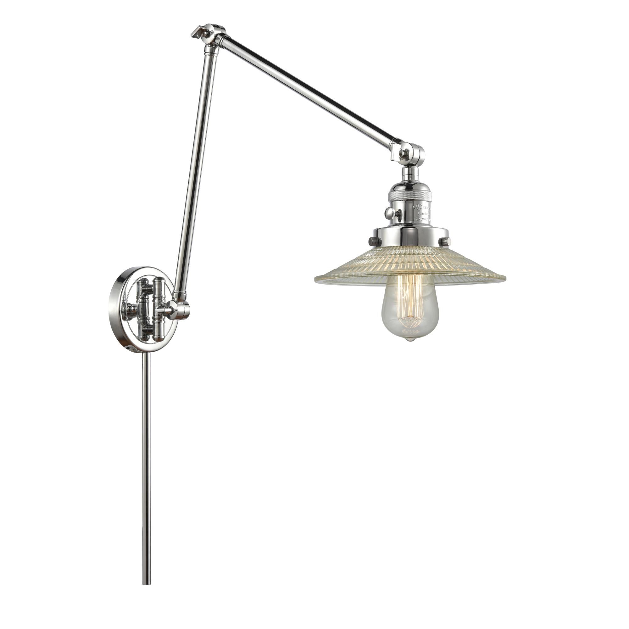 Bruno Marashlian Halophane Wall Swing Lamp by Innovations Lighting