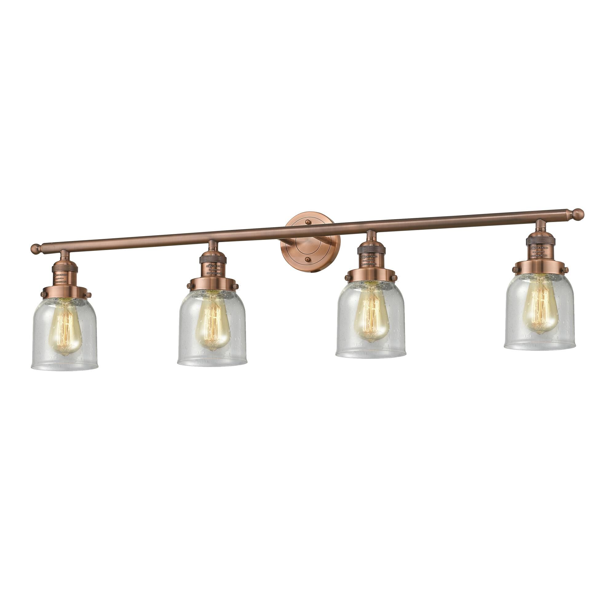 Bruno Marashlian Small Bell 42 Inch 4 Light Bath Vanity Light by Innovations Lighting