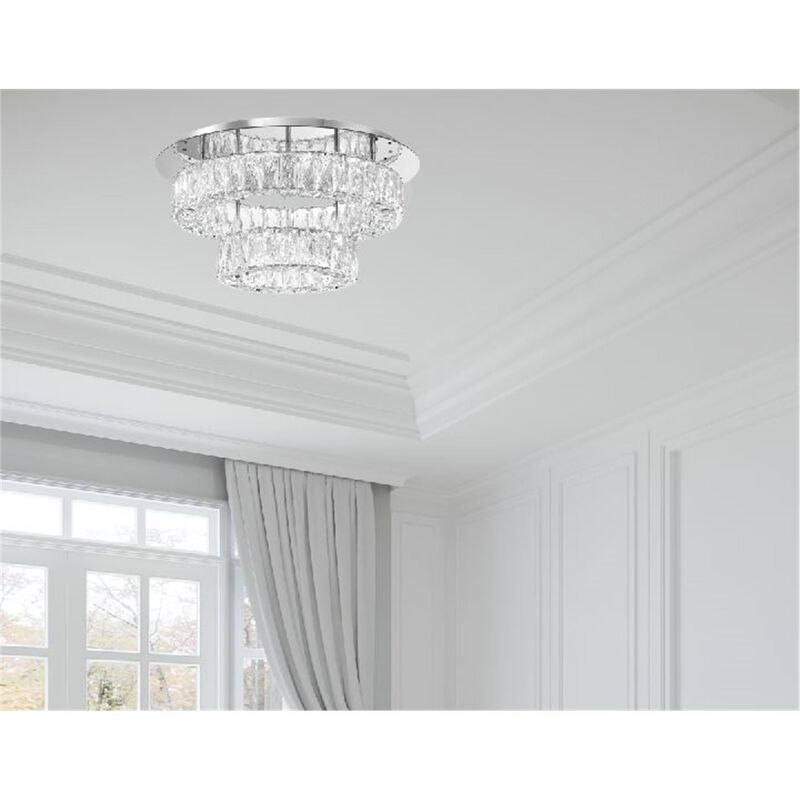 Kinsley 20 Inch Flush Mount by Crystorama