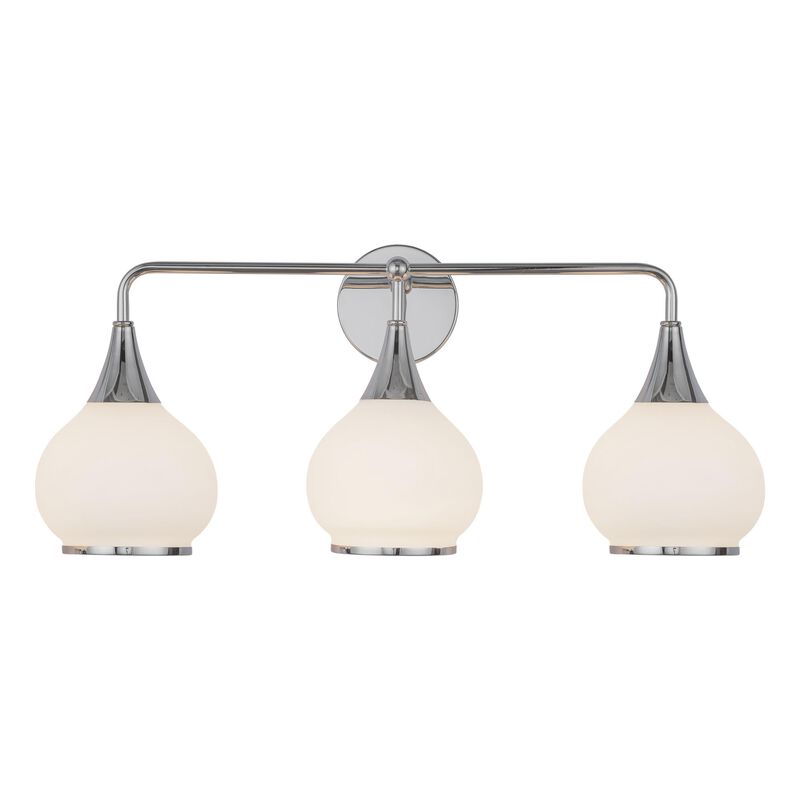 Hazel 27 Inch 3 Light Bath Vanity Light by Alora Mood