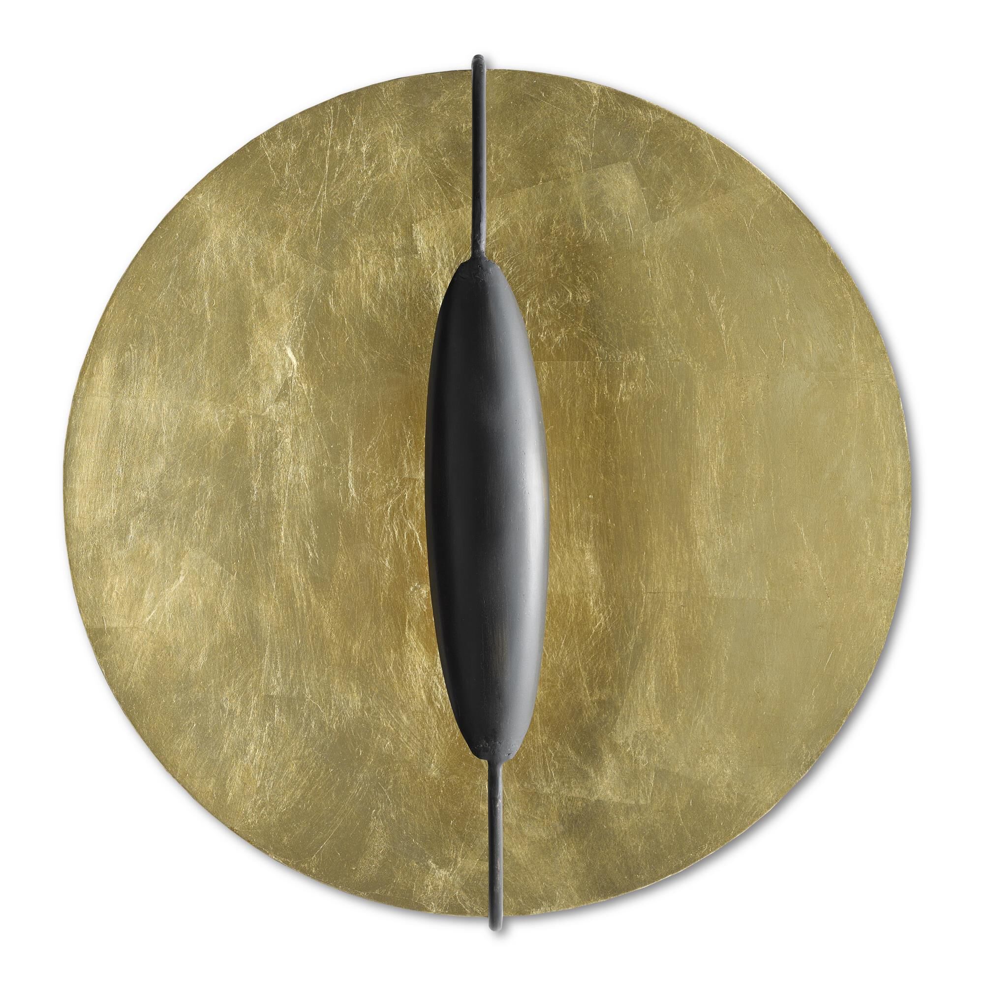 Shown in Contemporary Gold Leaf - Painted Contemporary Gold - French Black finish