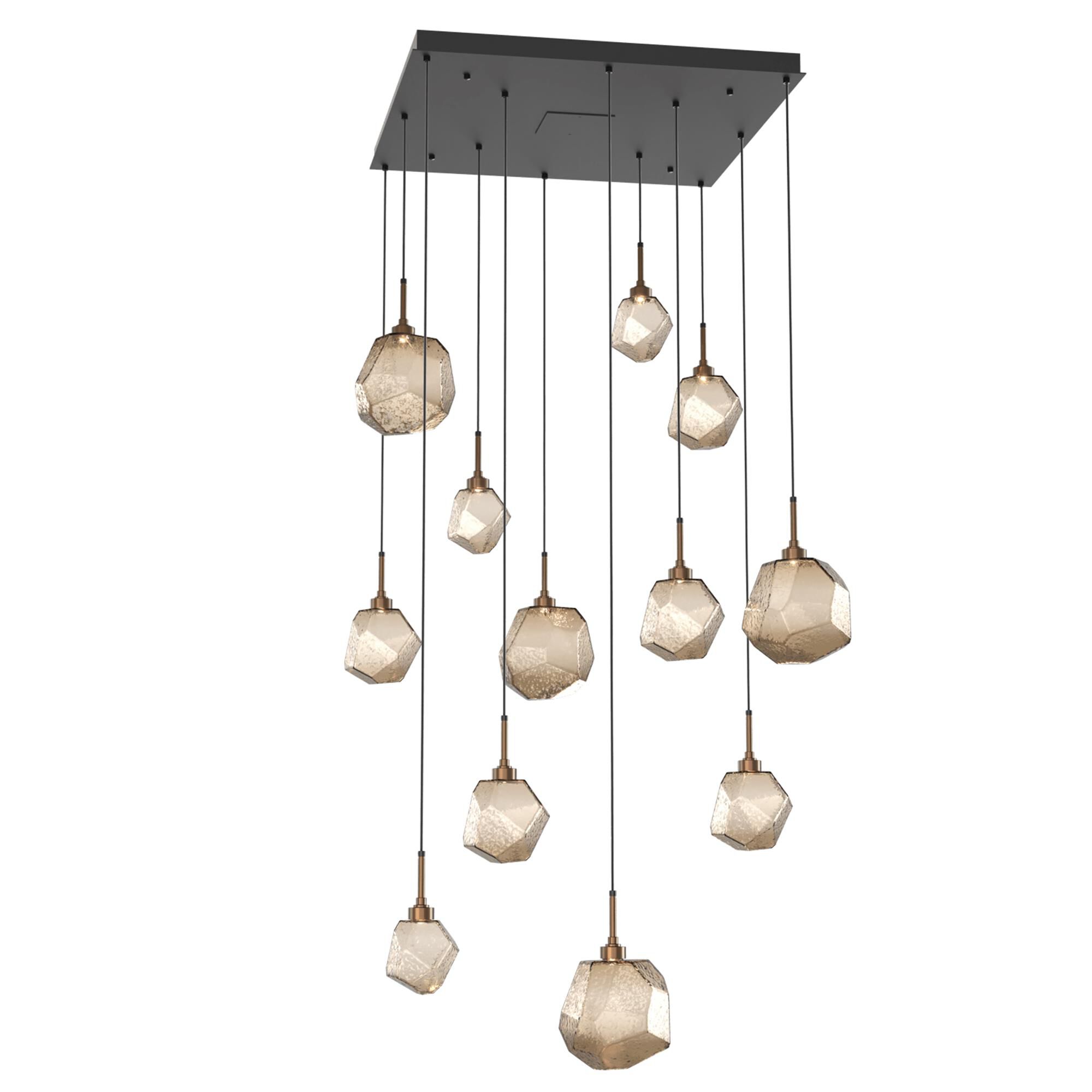 Shown in Matte Black finish and Bronze glass