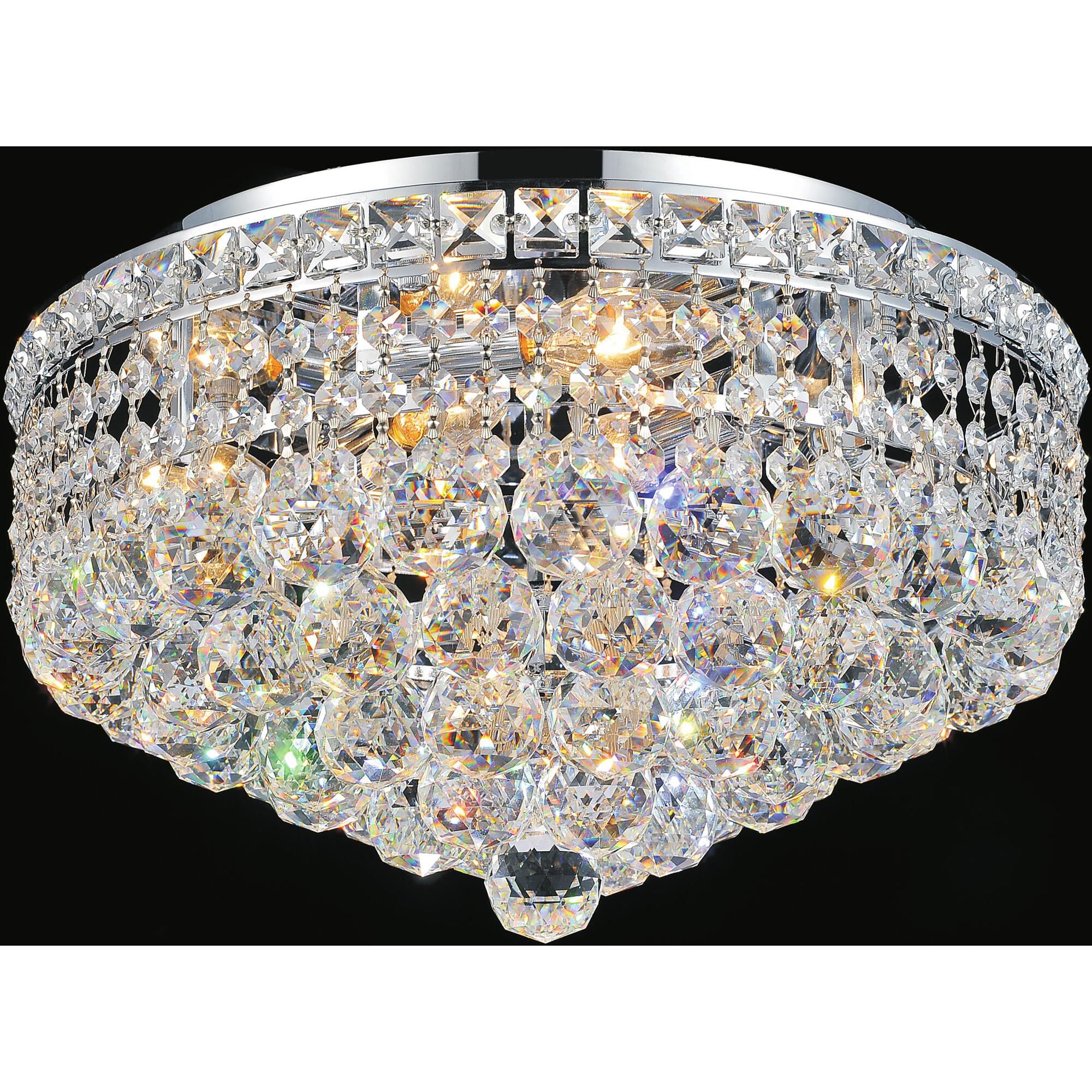 Luminous 16 Inch 5 Light Flush Mount by CWI Lighting