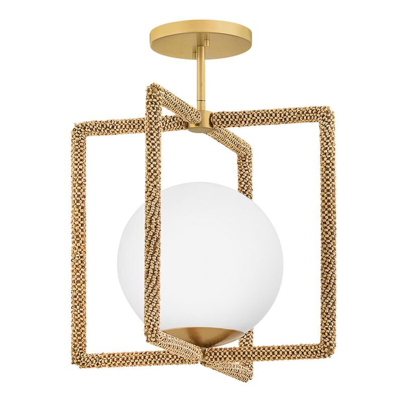 Keona 16 Inch Semi Flush Mount by Hinkley