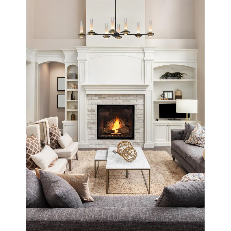 Torcia 36 Inch Chandelier by Eurofase Lighting