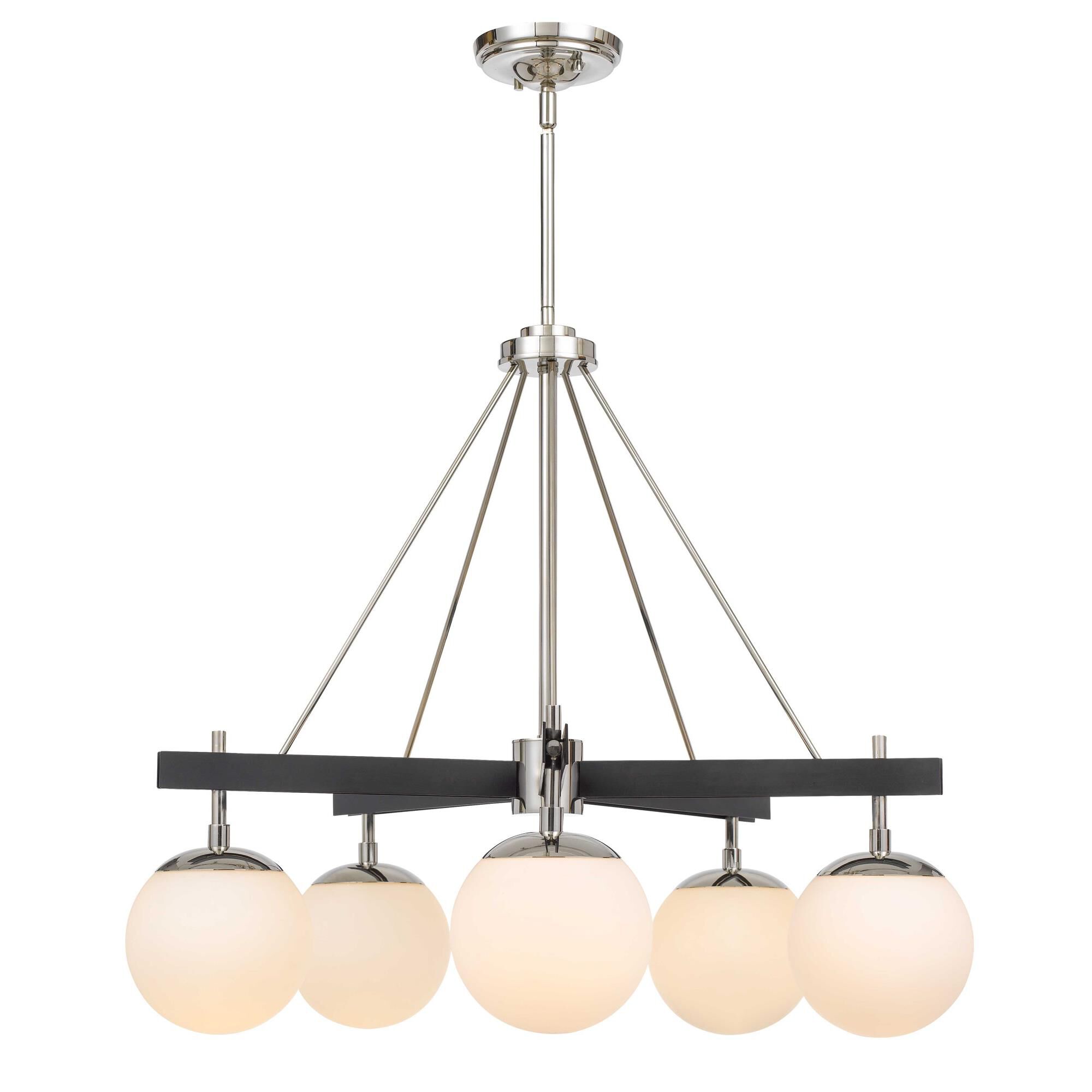 Allie 28 Inch 5 Light Chandelier by Varaluz