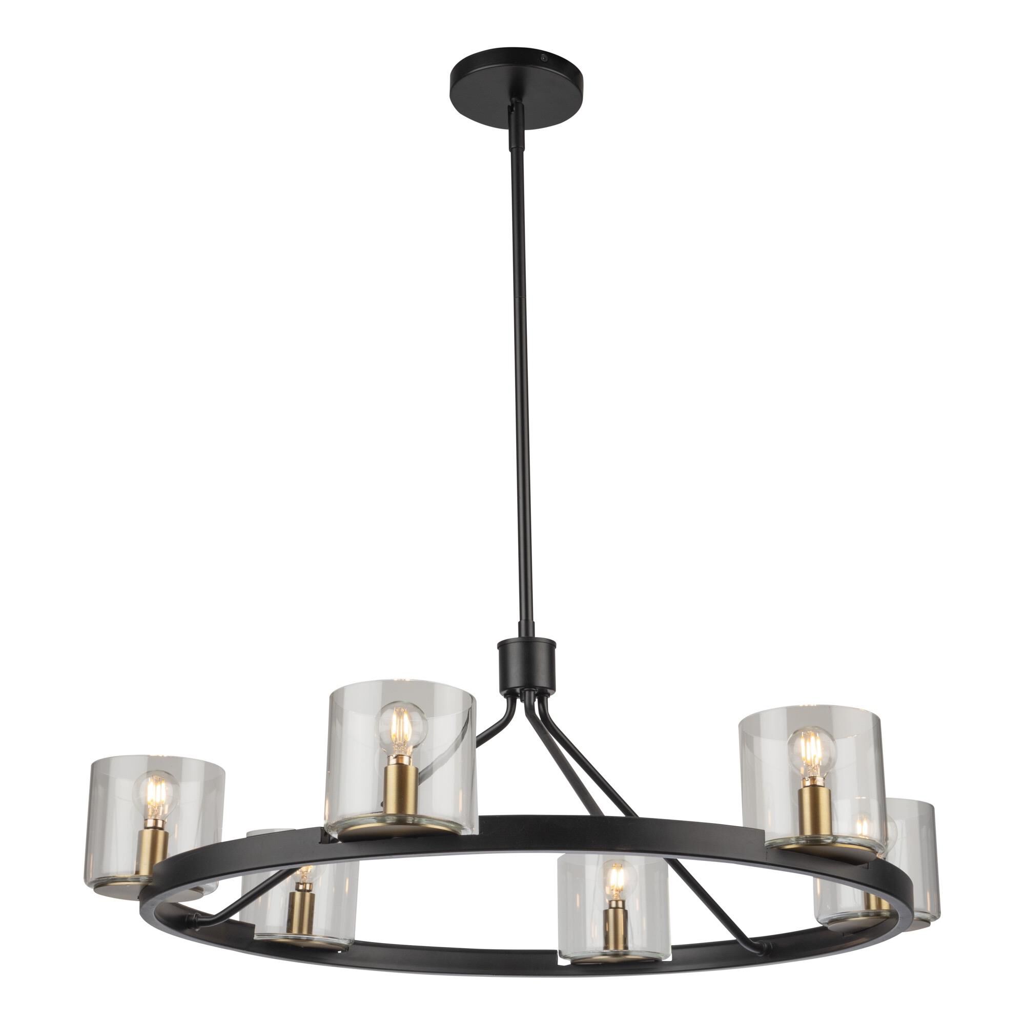 Kevin Kraemer Salinas 29 Inch 6 Light Chandelier by Artcraft
