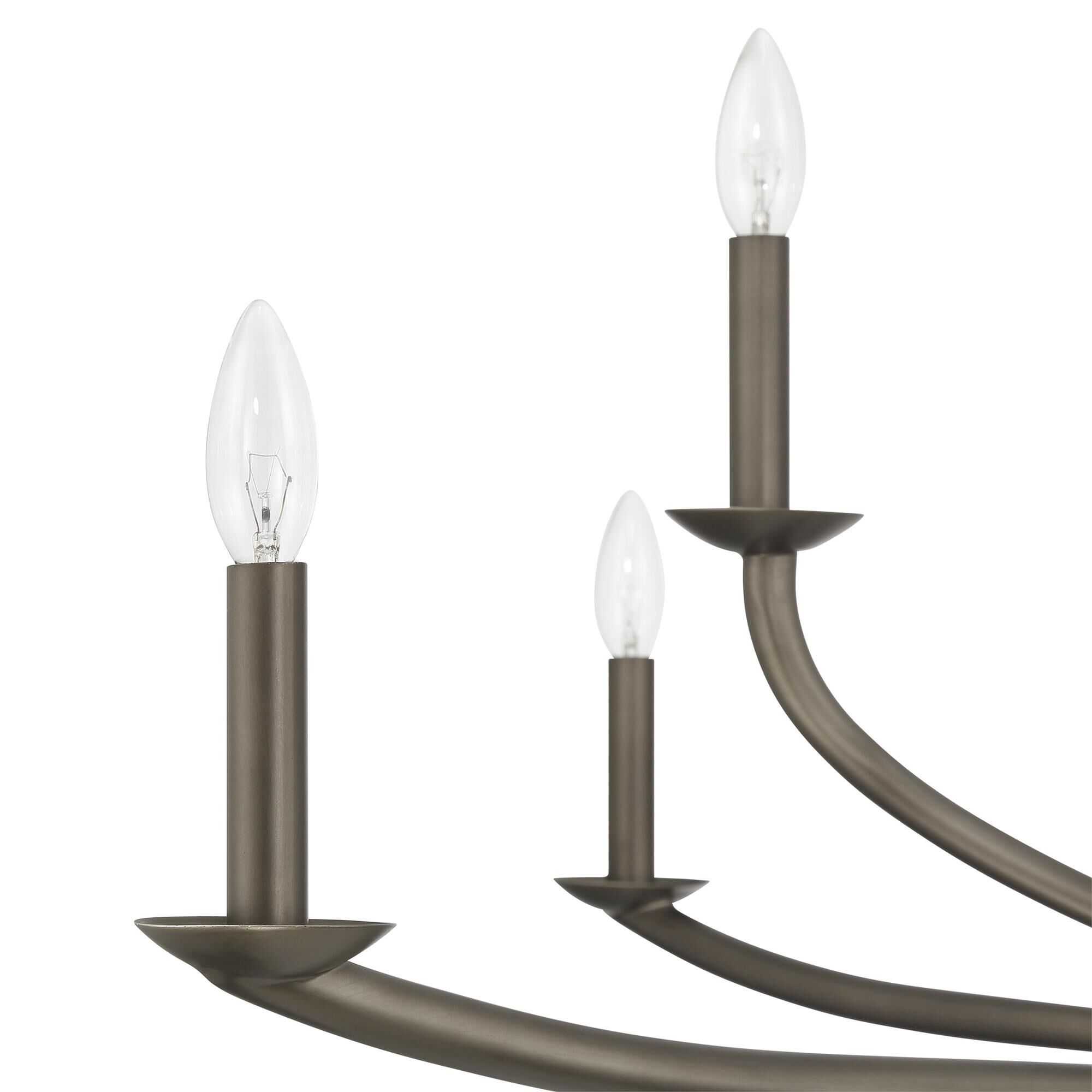 Shown in Forged Bronze finish and Natural shade