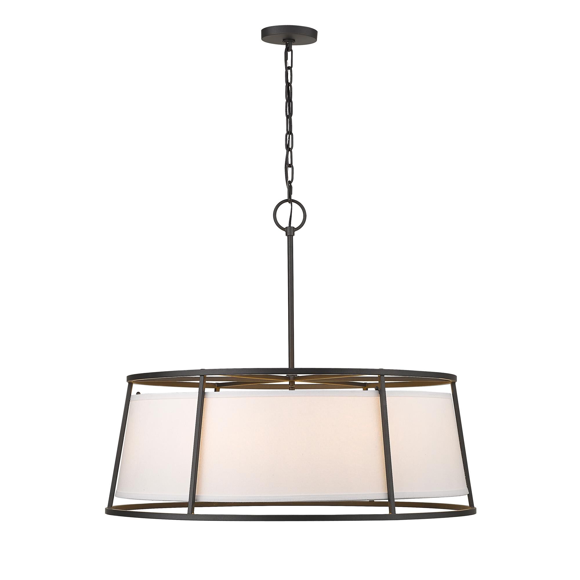 Lenyx Pendant 32 Inch 8 Light Chandelier by Z-Lite