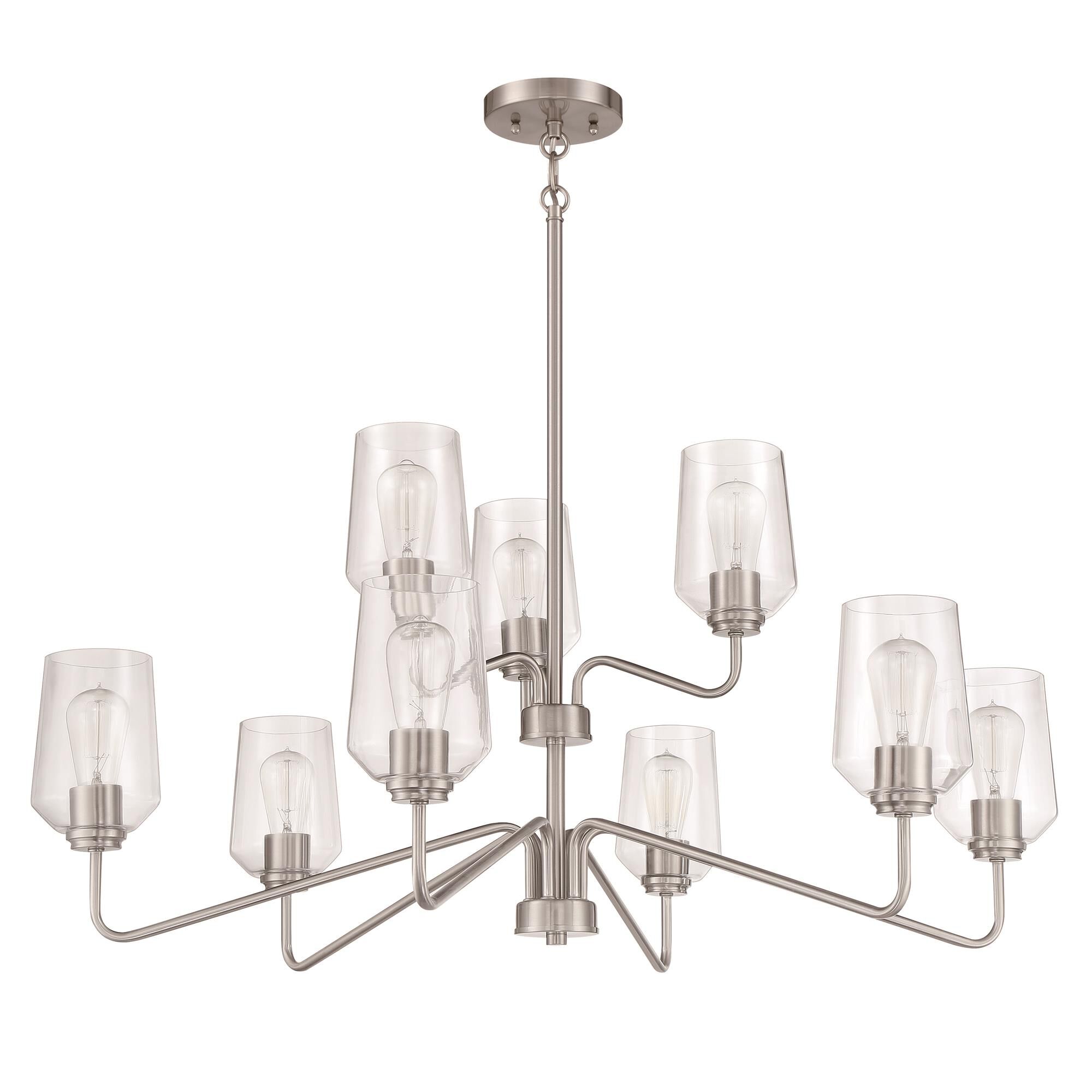Shown in Brushed Polished Nickel finish