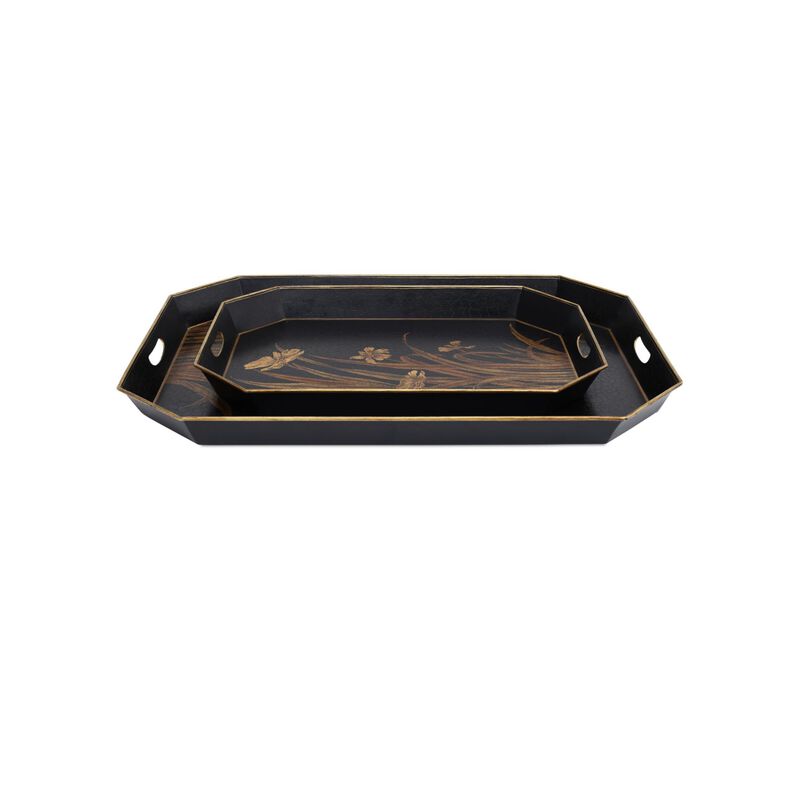 Glasshouse Tray Set of 2 by Currey & Company