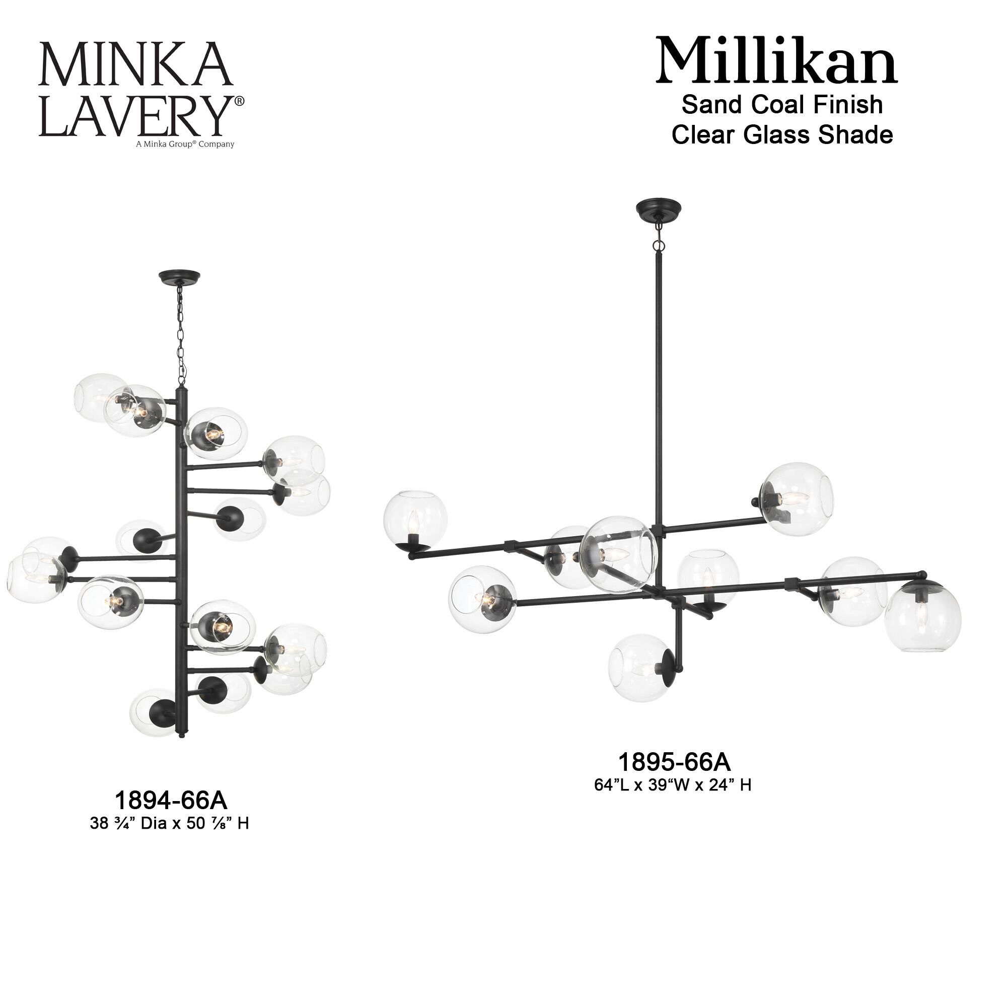 Millikan 51 Inch Multi Light Pendant by Minka Lavery