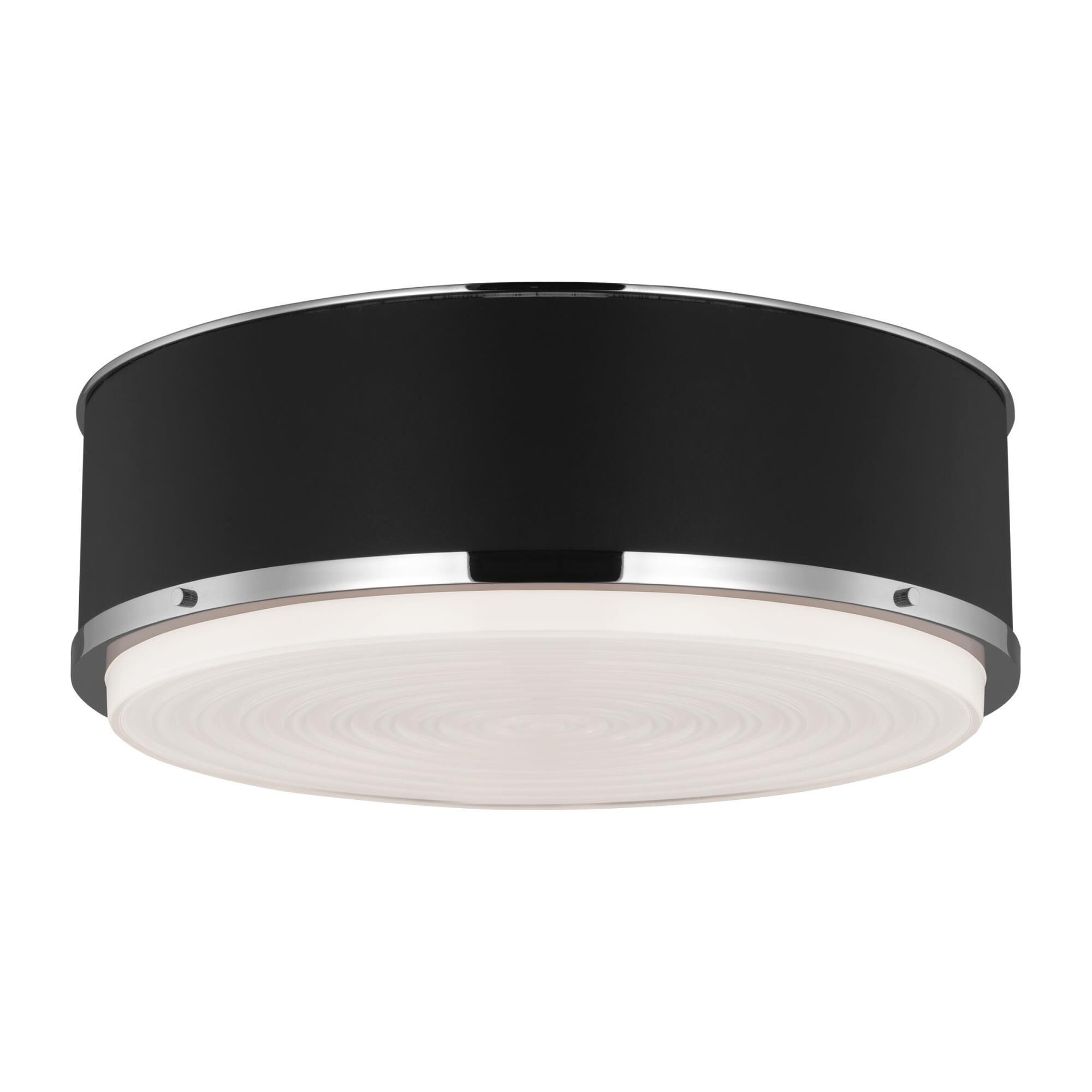 Shown in Polished Nickel finish and Silk Screen White Inside Clear Outside glass