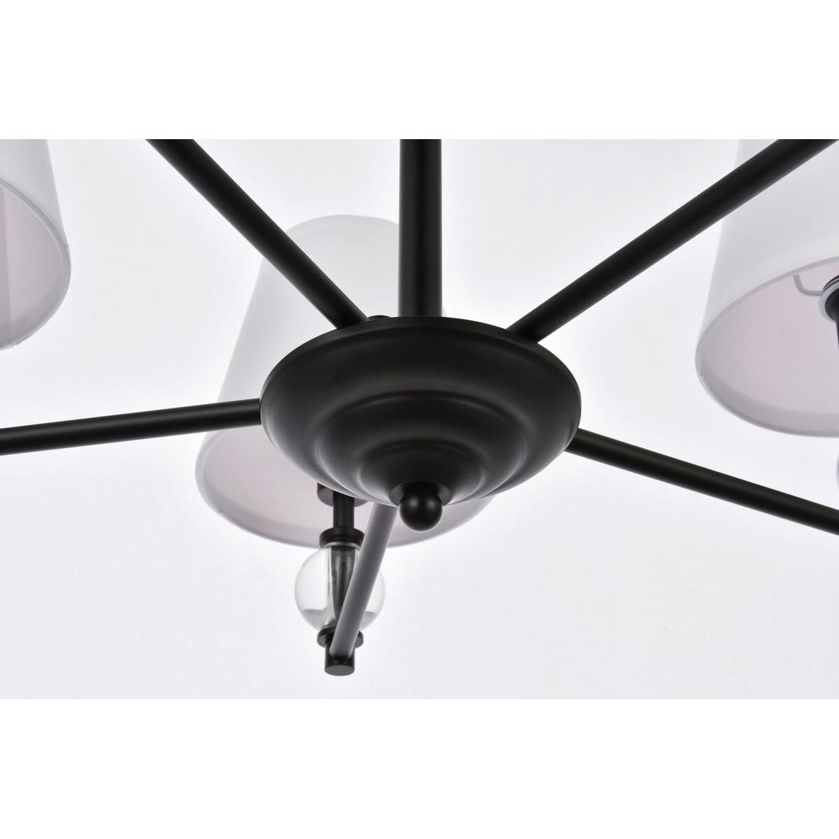 Bethany 27 Inch 5 Light Chandelier by Elegant Lighting