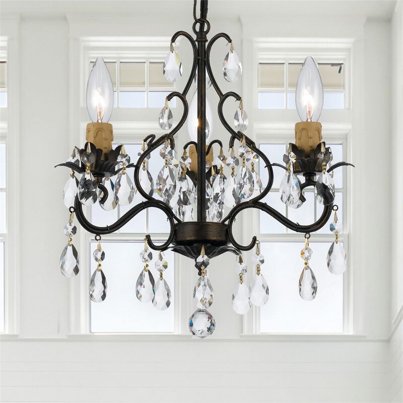 Paris Market 13 Inch Chandelier by Crystorama
