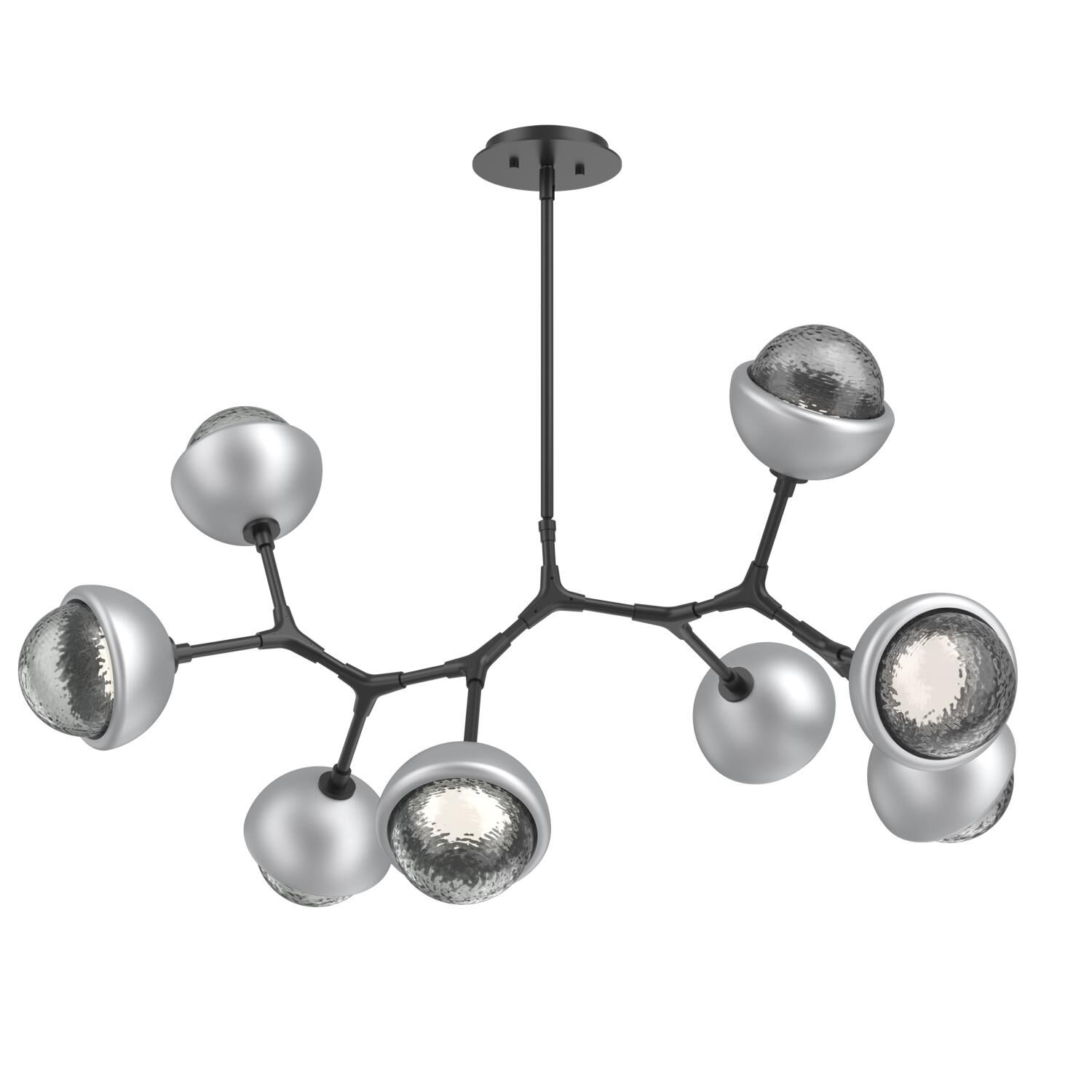 Levi Wilson Cabochon 38 Inch Linear Suspension Light by Hammerton Studio