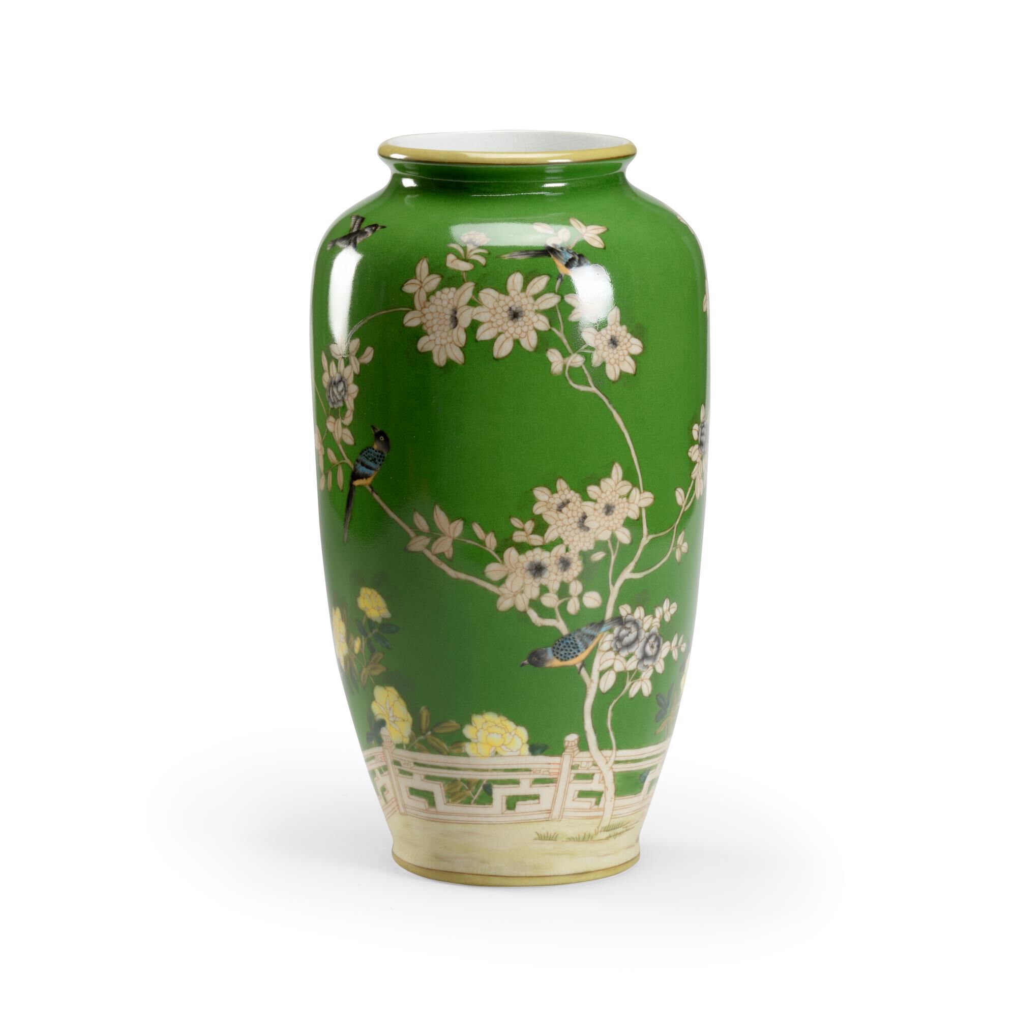 Brook Glen Birds Vase-Urn by Wildwood