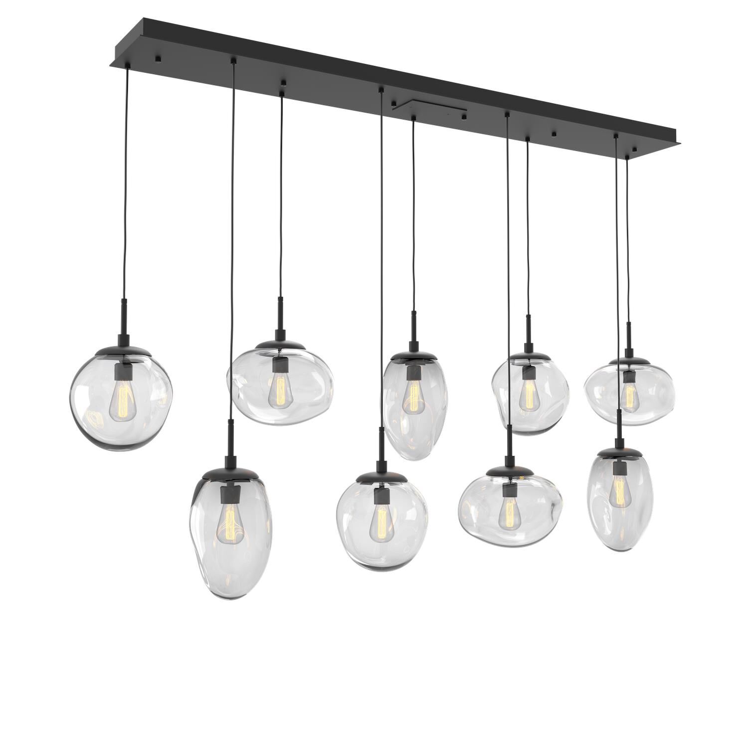 Levi Wilson Nebula 70 Inch 9 Light Linear Suspension Light by Hammerton Studio