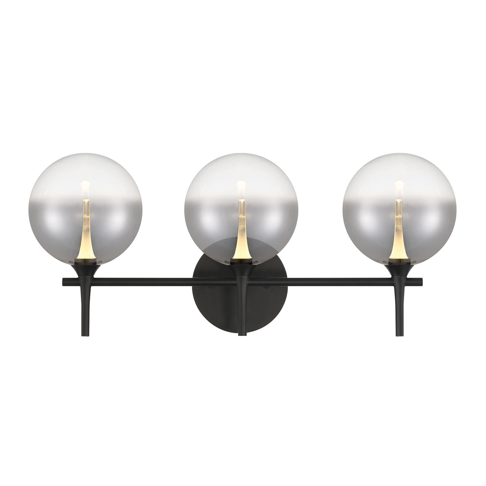Shown in Black finish and Smoked glass