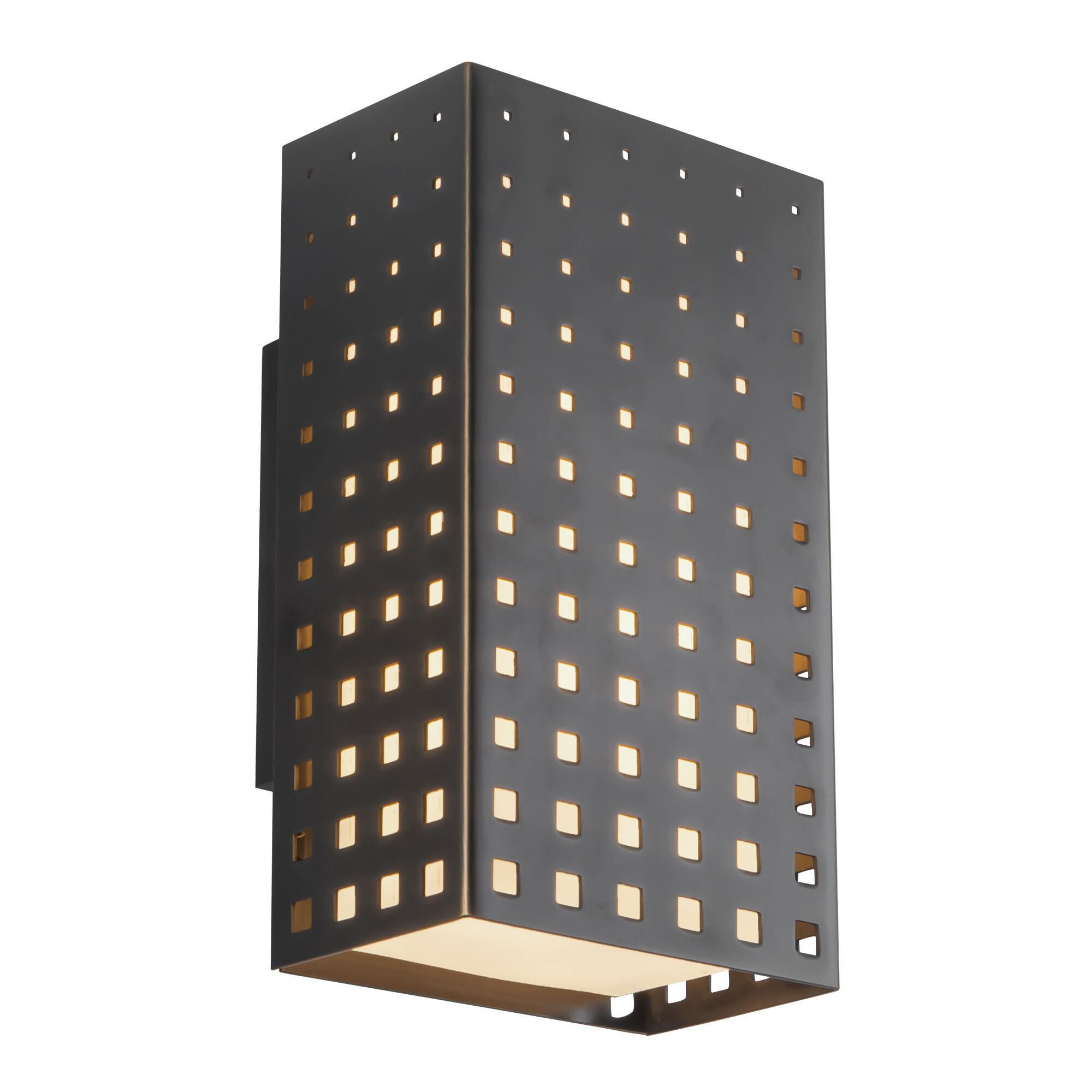 Shown in Urban Bronze finish and Clear Exterior Opal Interior glass