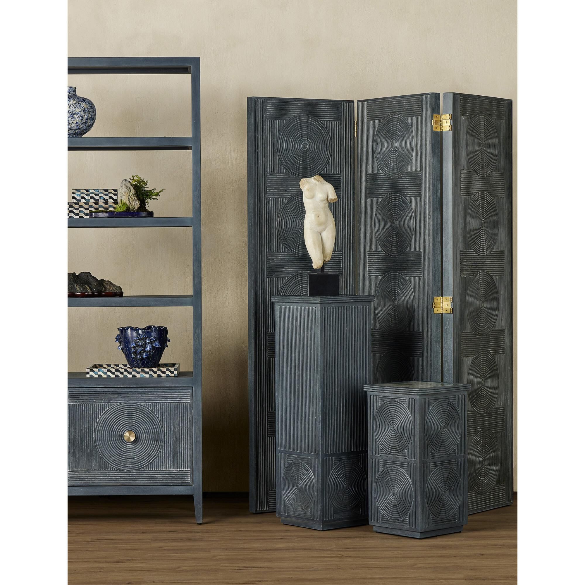 Shown in Aged Beige and Black finish