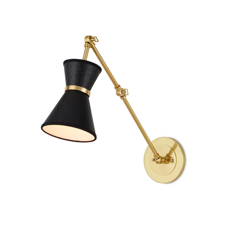 Suzanne Duin Avignon 6 Inch Wall Sconce by Currey and Company