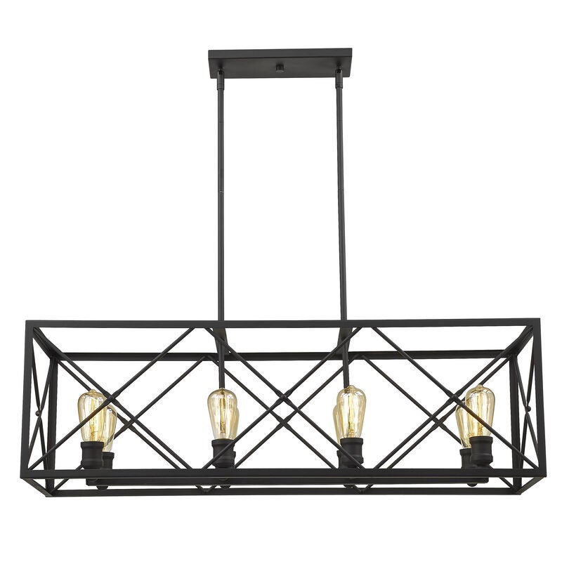 Brooklyn 39 Inch 8 Light Linear Suspension Light by Acclaim Lighting